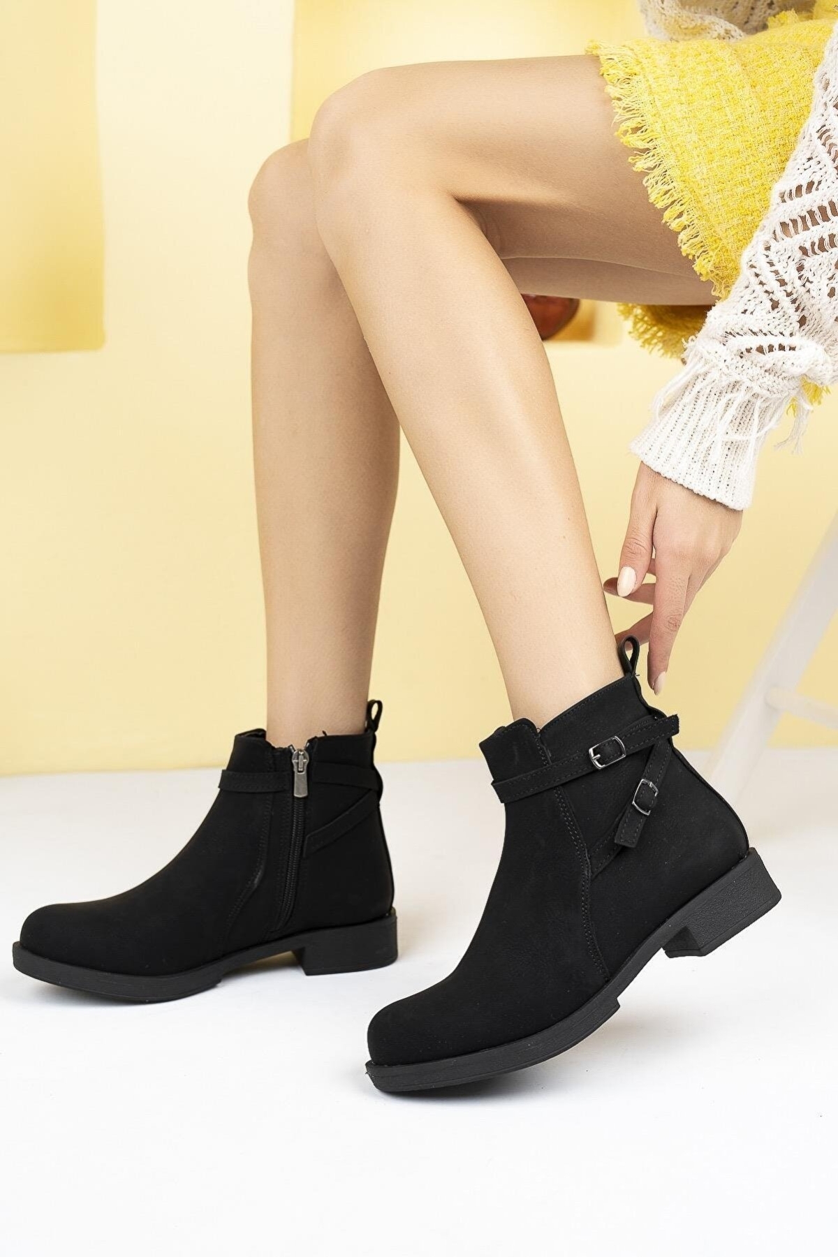 2012 Düz Taban Kadın Bot - Görsel 3