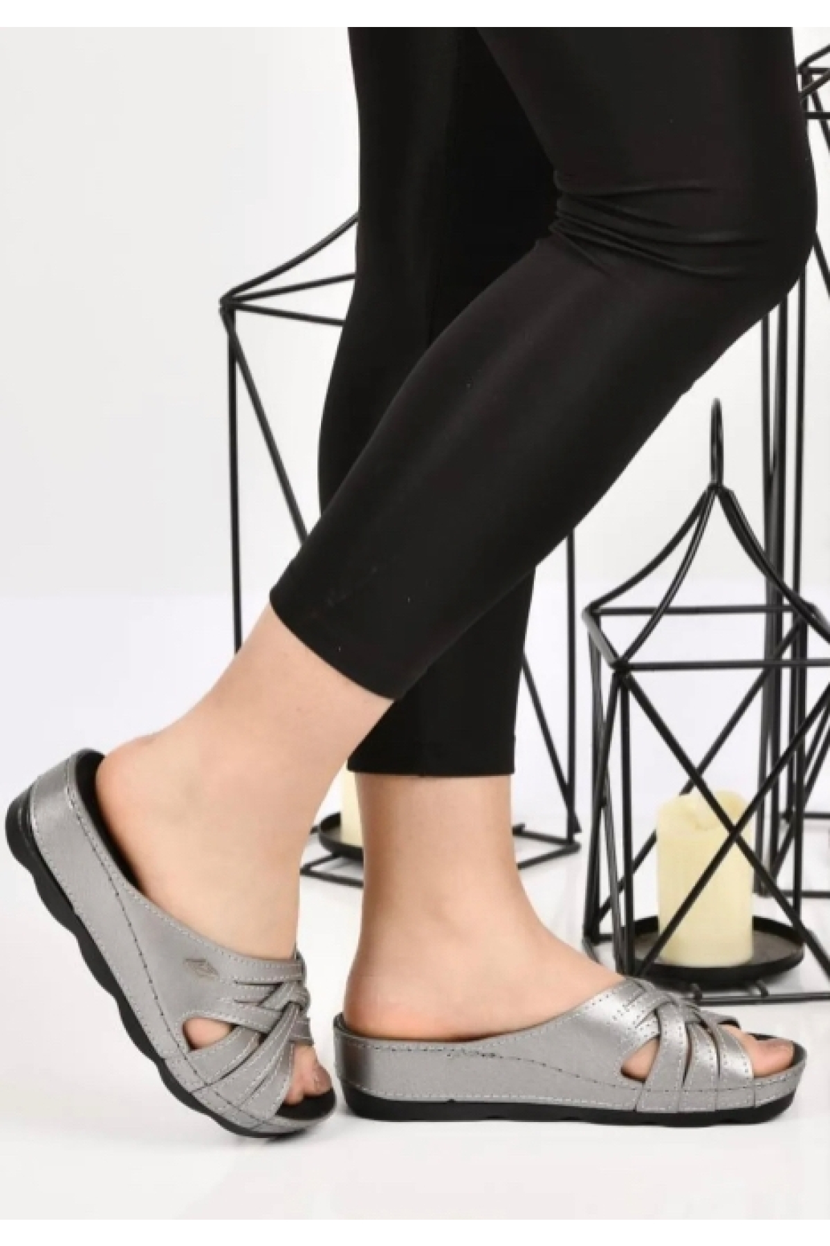 D.r Tavsiyeli Ortapedik Kadın Terlik - Görsel 3