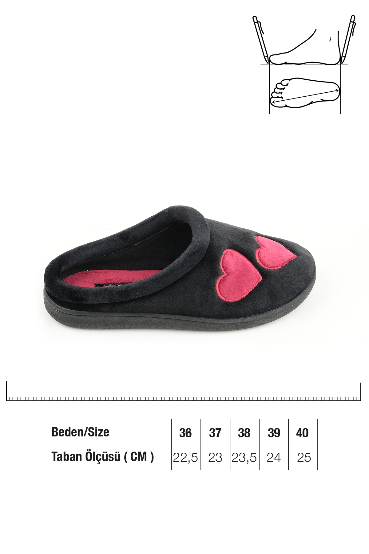 Kışlık Kadın Gondol Ev Terlik - Görsel 4