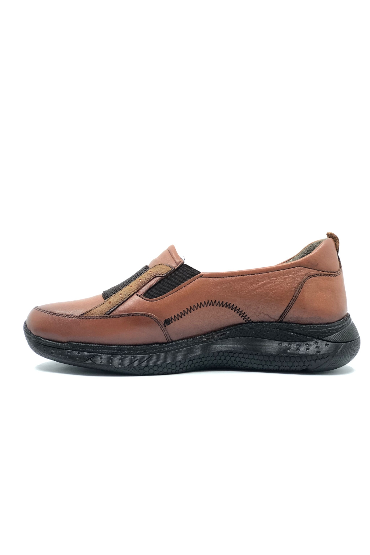 Marka 76 Hakiki Deri Ortapedik Casual Kadın Babet - Görsel 5