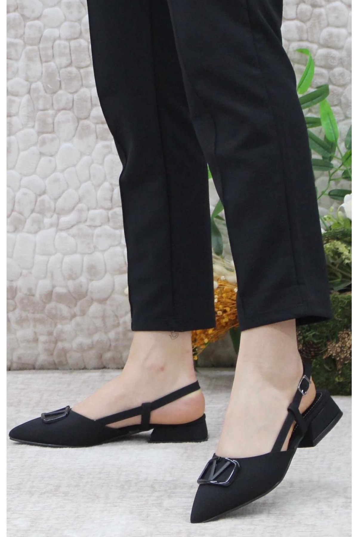 01-902 V Toka Kadın Babet Ayakkabı - Görsel 2