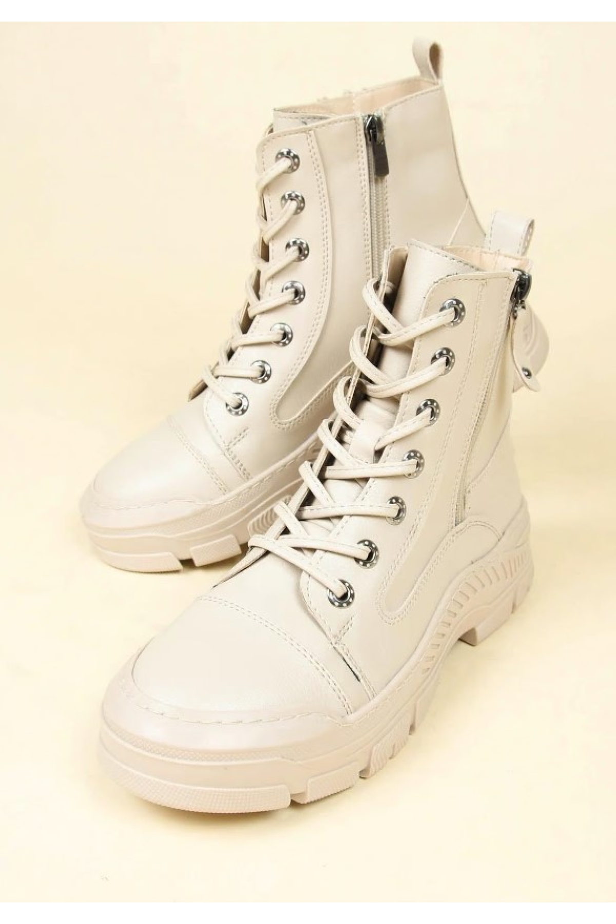 Kauçuk Kaymaz Taban Postal Kadın Bot - Görsel 5