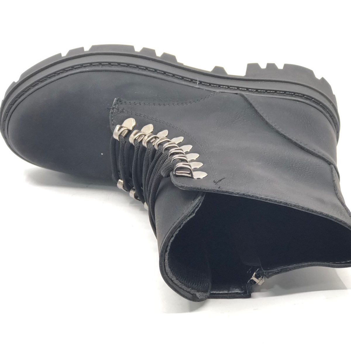 Mehtap Kauçuk Taban Kopçalı Postal Kadın Bot - Görsel 5