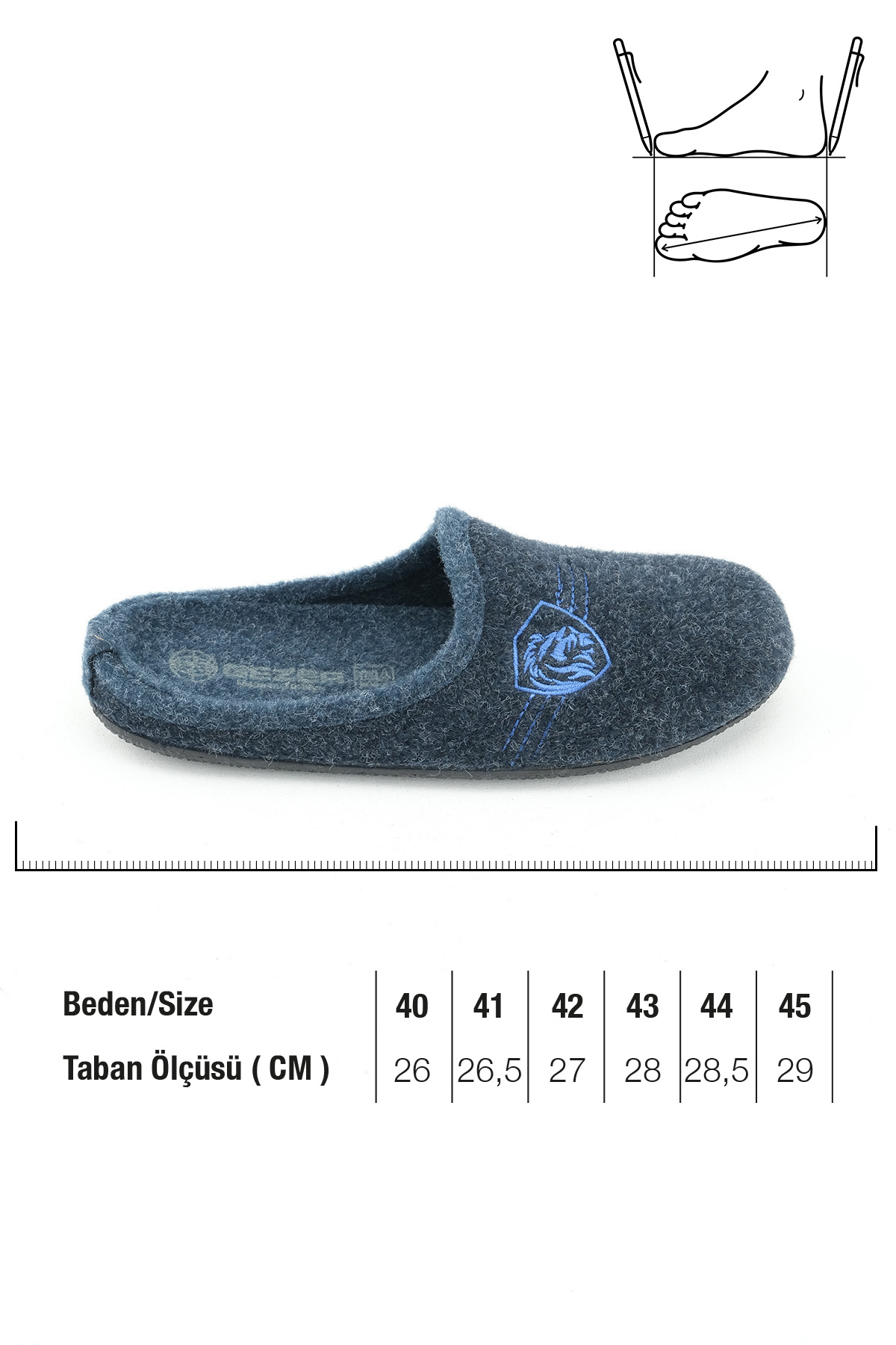 Kışlık Gondol Erkek Ev Terlik - Görsel 3