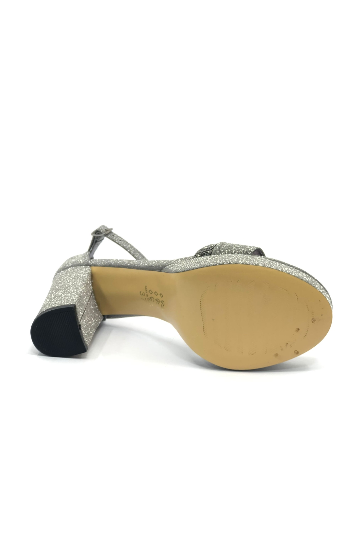 Şerit Taş Detaylı Tek Bant Platform 11 cm Topuklu Kadın Ayakkabı - Görsel 7