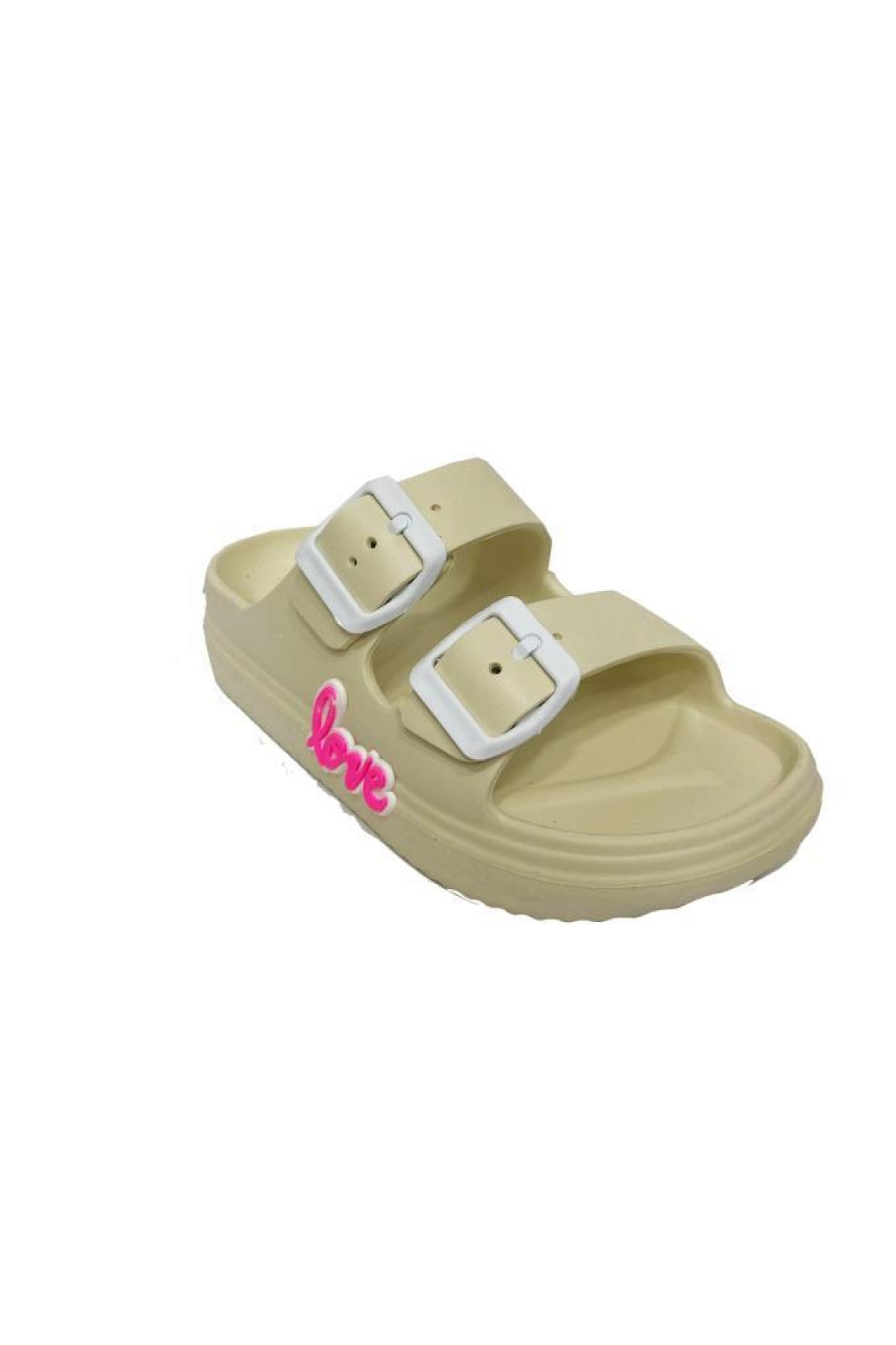 1006-24 Love Yazılı Suya Dayanıklı Kız Çocuk Terlik 31-35 - Görsel 2