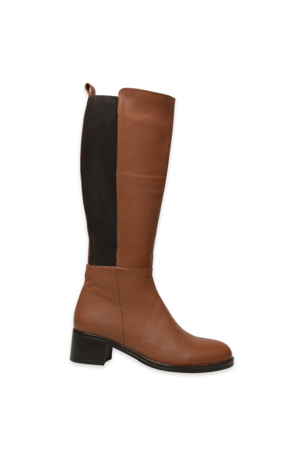 D24Kc-5035 Günlük Taba Kadın Çizme - Görsel 2