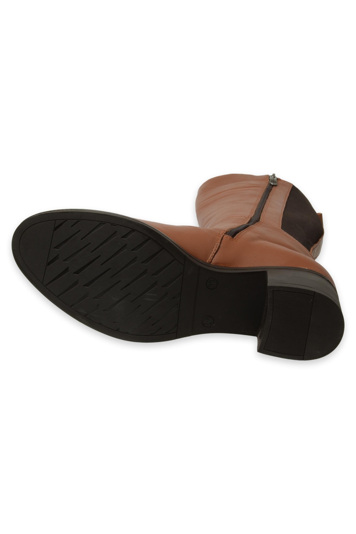 D24Kc-5035 Günlük Taba Kadın Çizme - Görsel 6