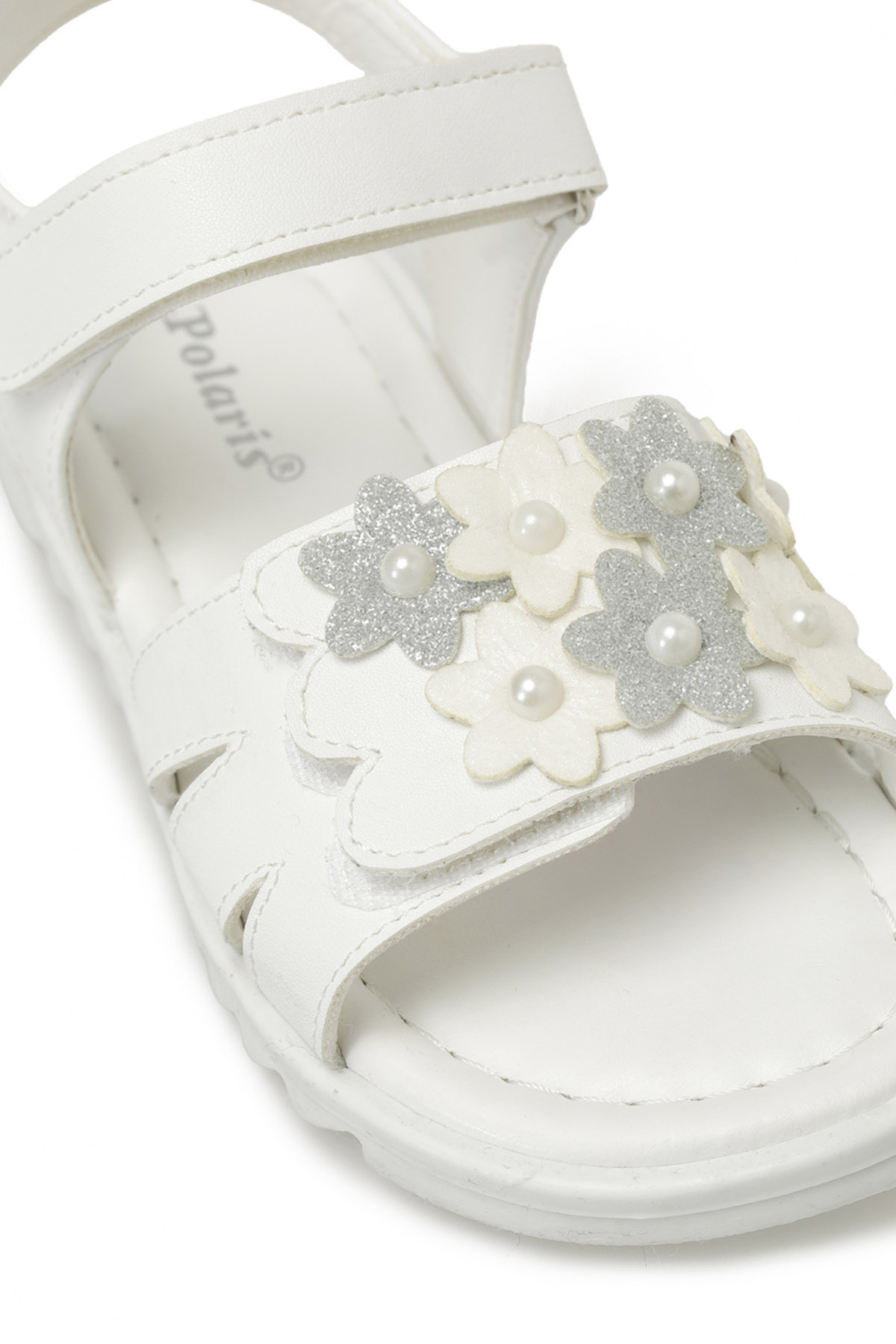 JOLIE .P5FX Beyaz Kız Çocuk Sandalet - Görsel 8