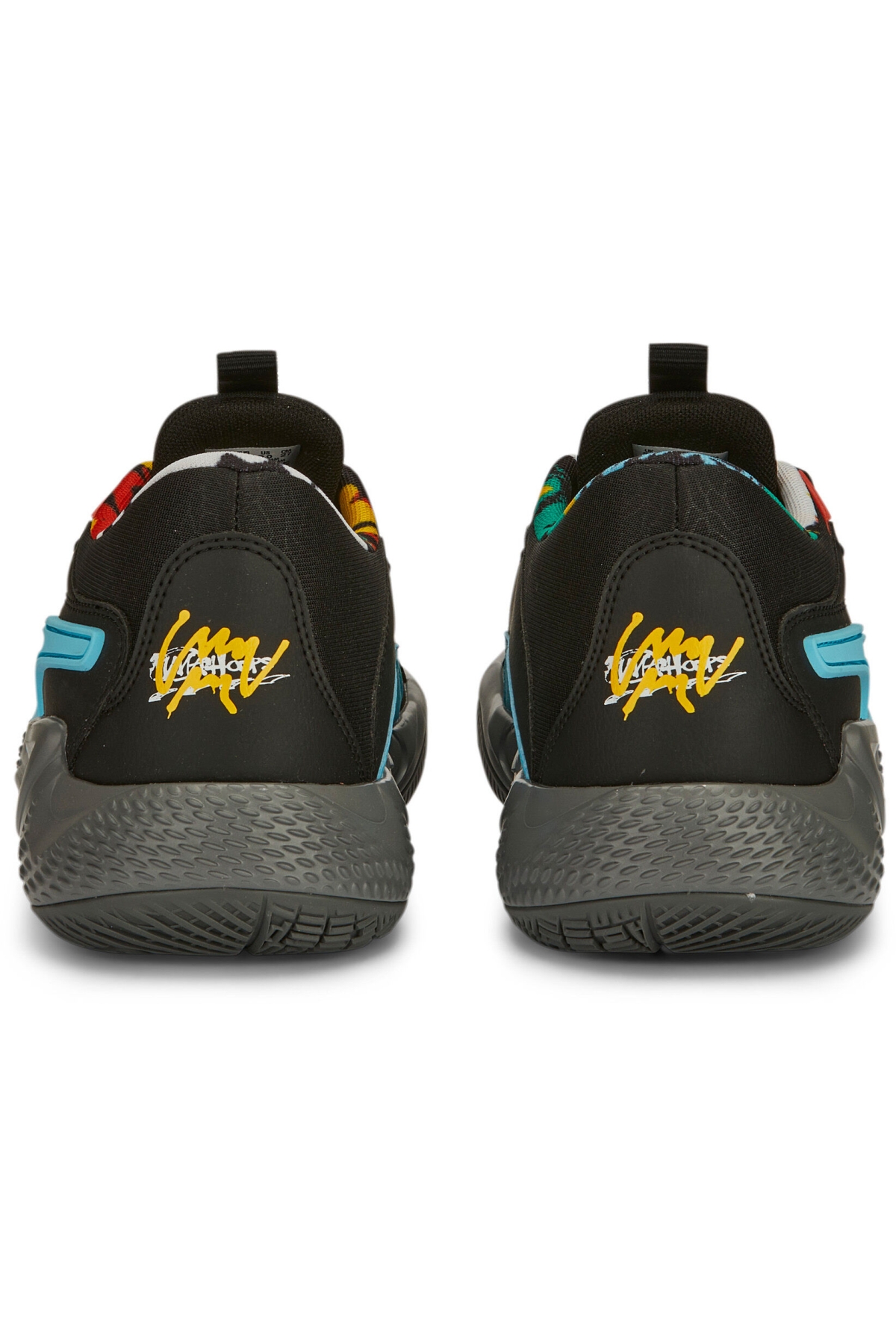 378265-01 Court Rider Chaos Block Basketbol Erkek Spor Ayakkabı - Görsel 4