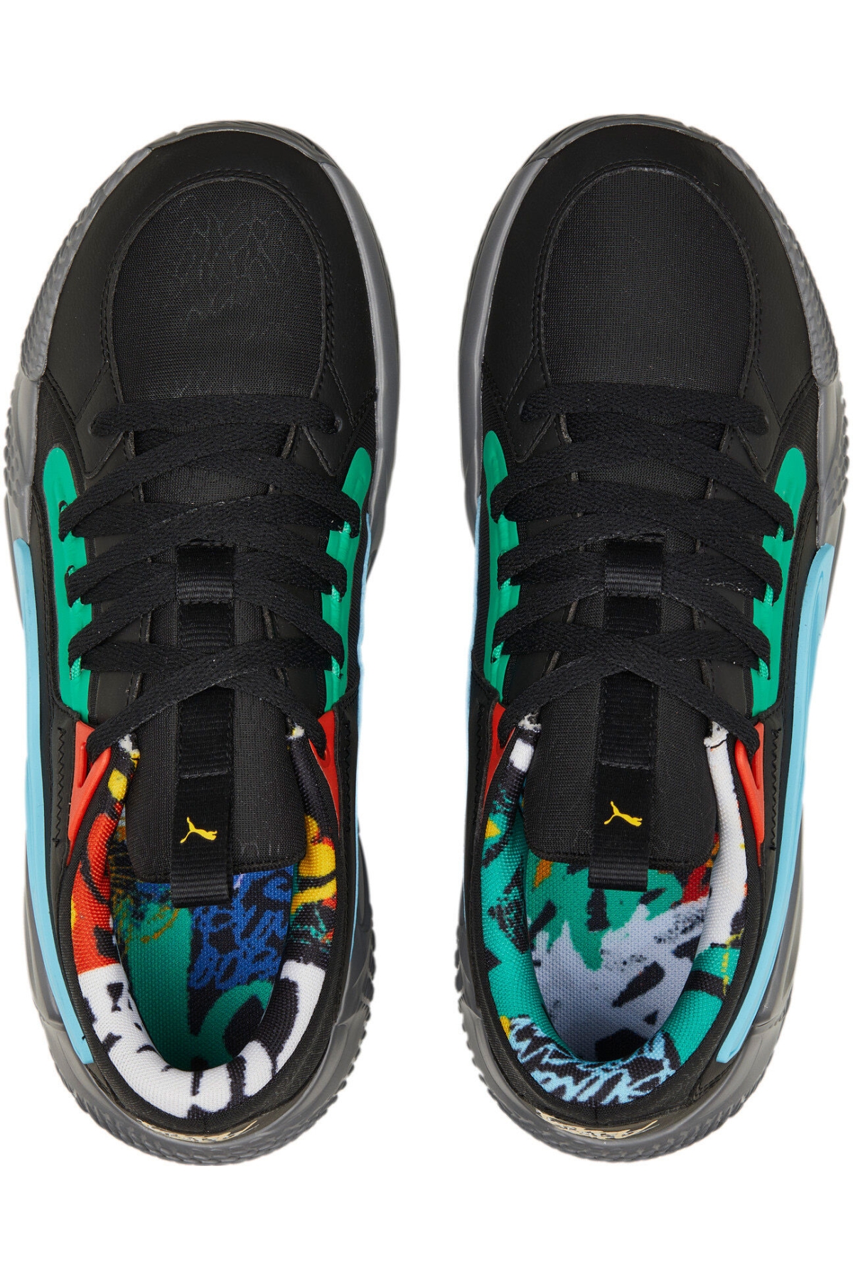 378265-01 Court Rider Chaos Block Basketbol Erkek Spor Ayakkabı - Görsel 7