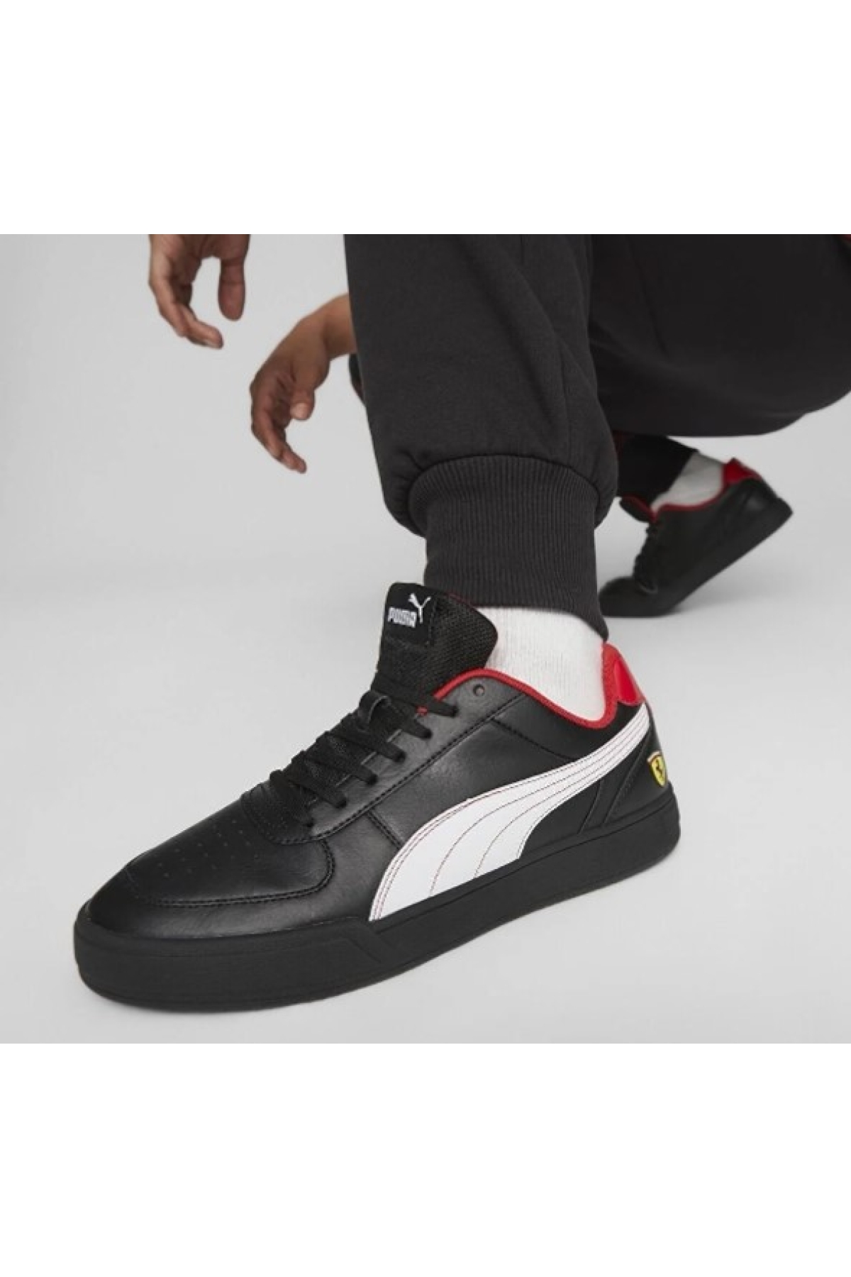 Puma Puma Siyah Ferrari Caven 307960-03 Sneaker Erkek Spor Ayakkabı Flo'da! Siyah - 5. görsel