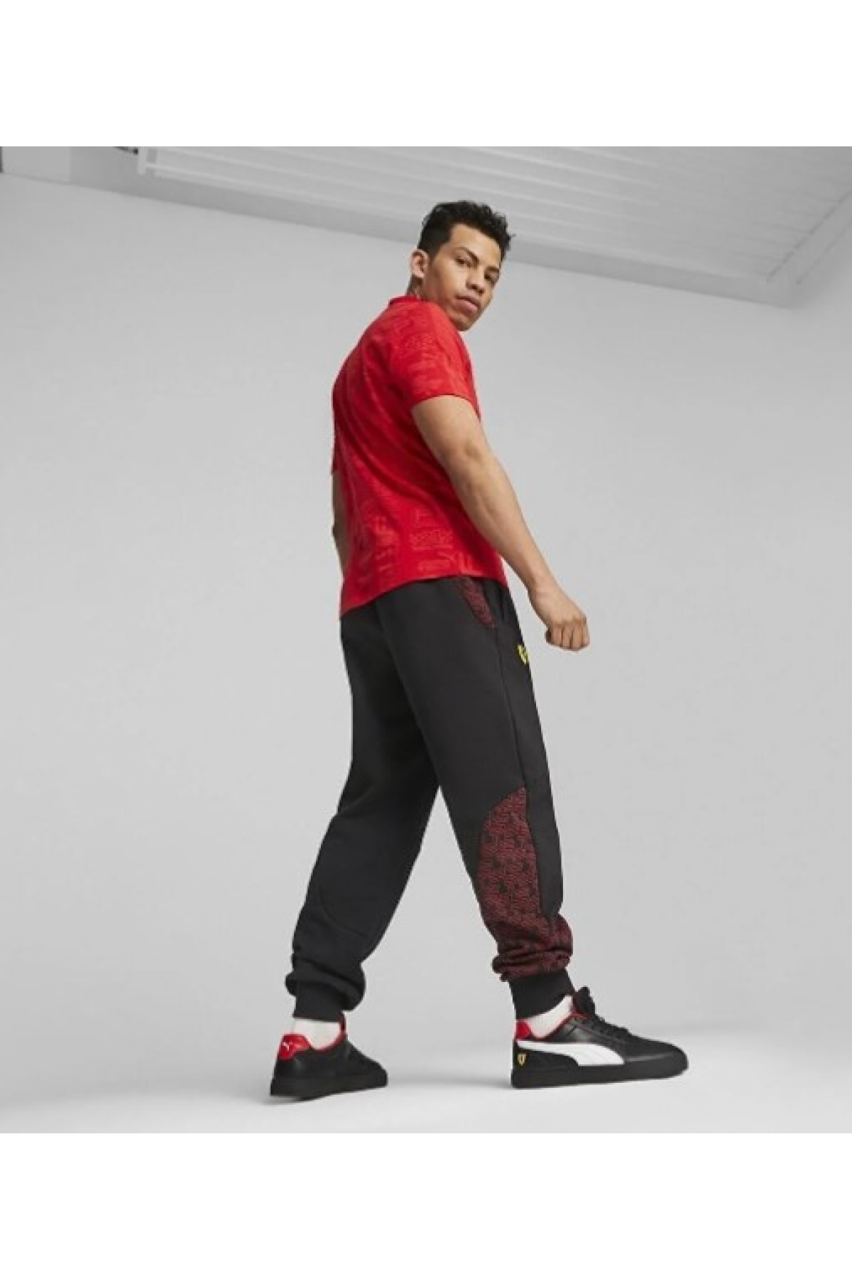 Puma Puma Siyah Ferrari Caven 307960-03 Sneaker Erkek Spor Ayakkabı Flo'da! Siyah - 6. görsel