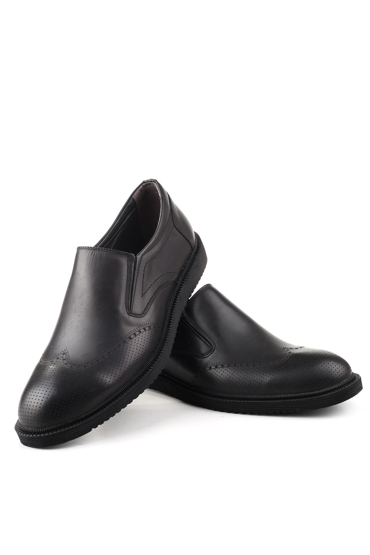 130 Büyük Numara Hakiki Deri Günlük Erkek Ayakkabı - Görsel 4