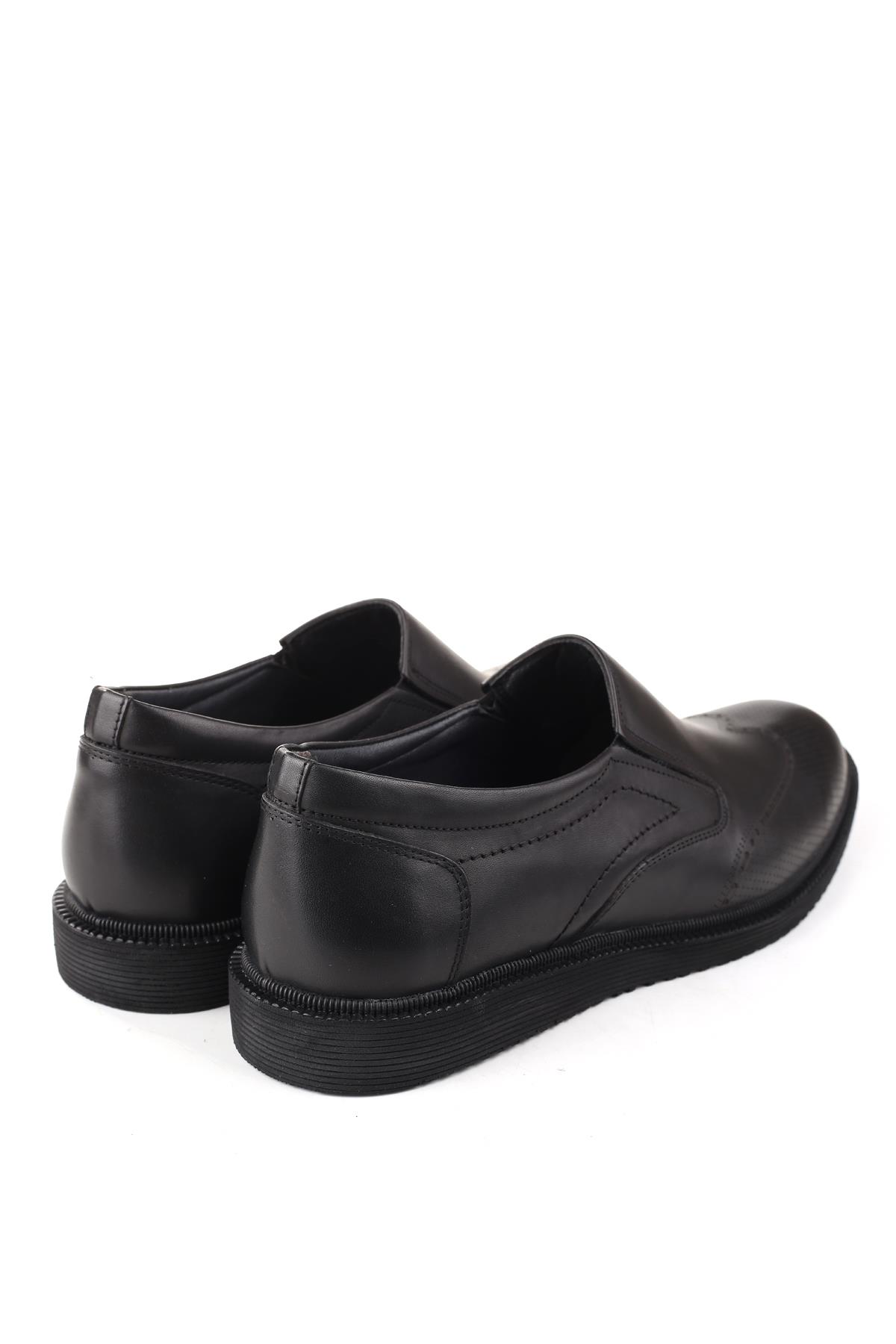 130 Büyük Numara Hakiki Deri Günlük Erkek Ayakkabı - Görsel 5