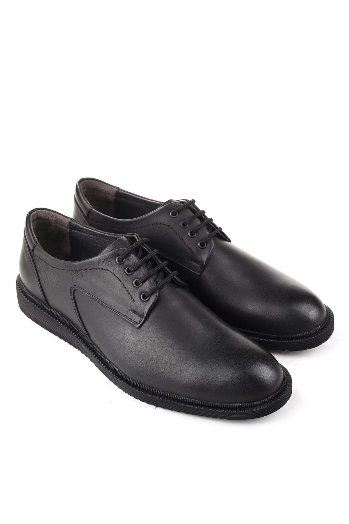 142 Büyük Numara Hakiki Deri Günlük Erkek Ayakkabı - Görsel 3