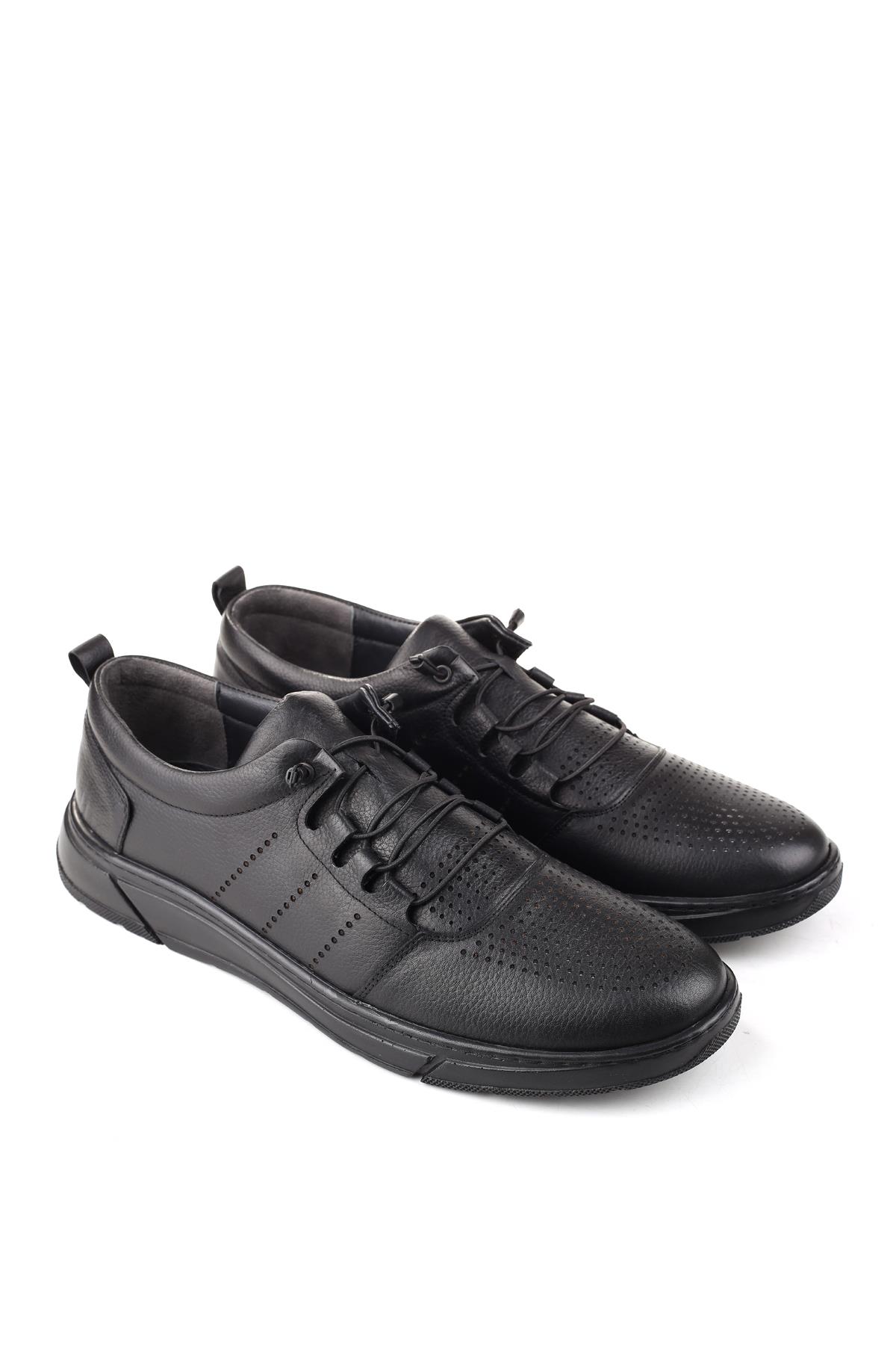 216 Büyük Numara Hakiki Deri Günlük Erkek Ayakkabı - Görsel 3