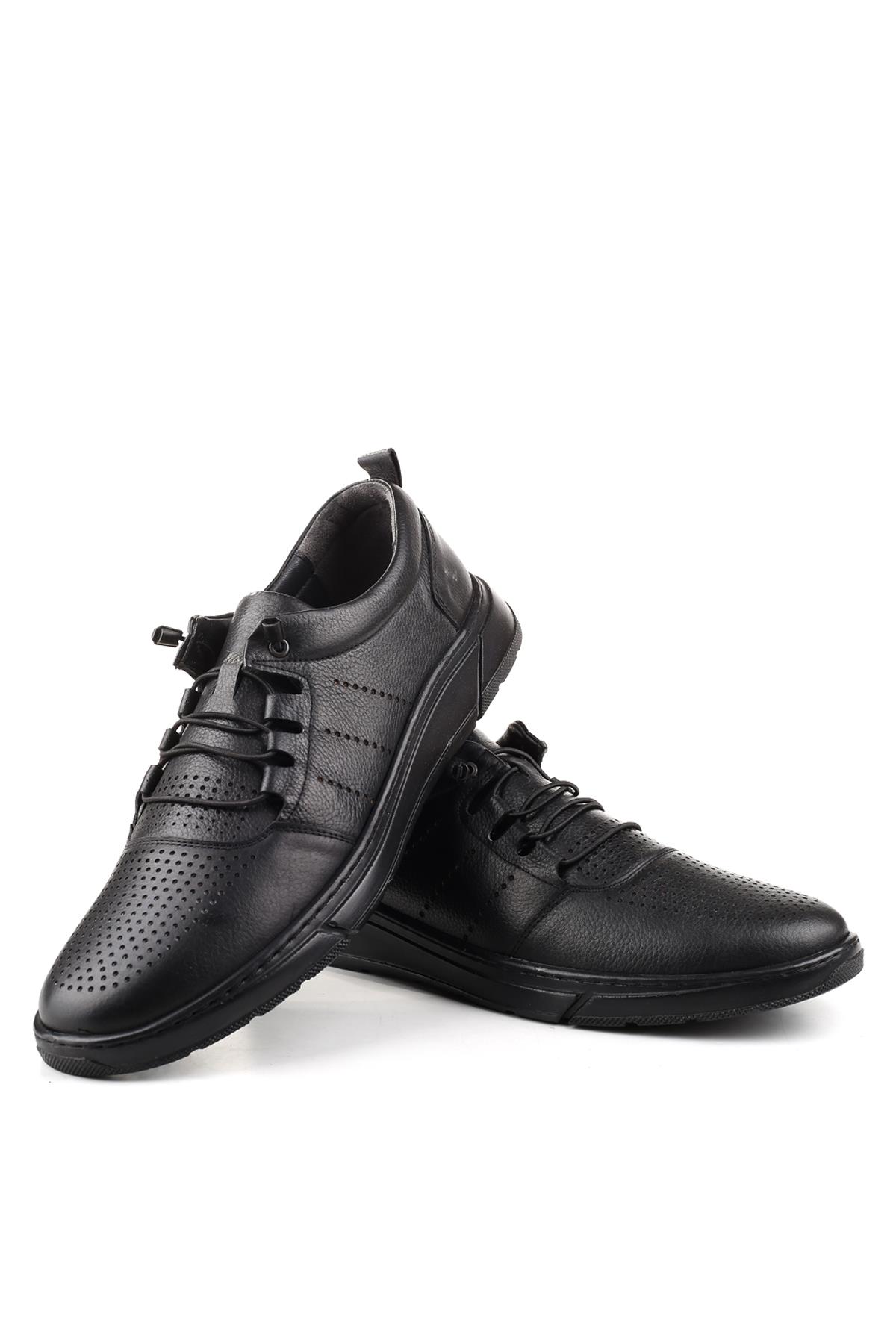 216 Büyük Numara Hakiki Deri Günlük Erkek Ayakkabı - Görsel 4