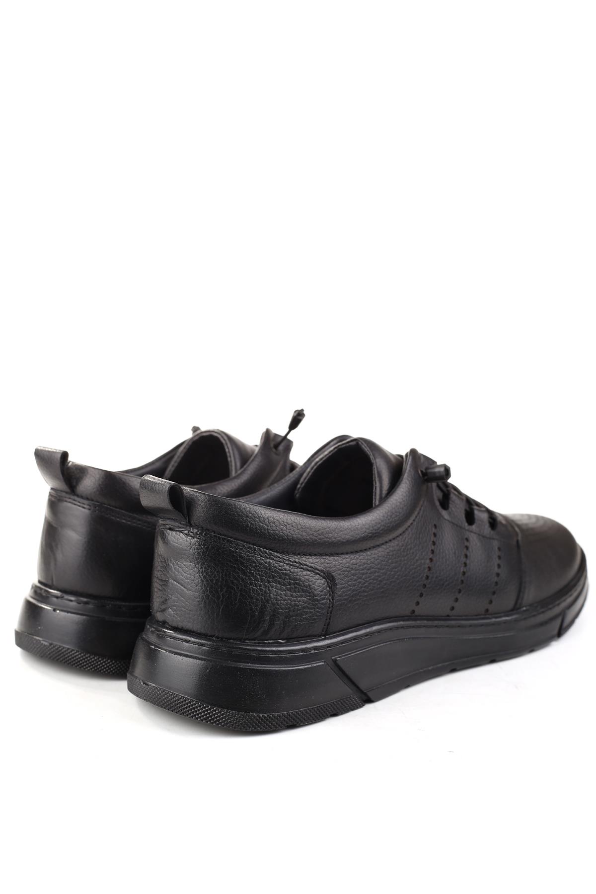 216 Büyük Numara Hakiki Deri Günlük Erkek Ayakkabı - Görsel 5