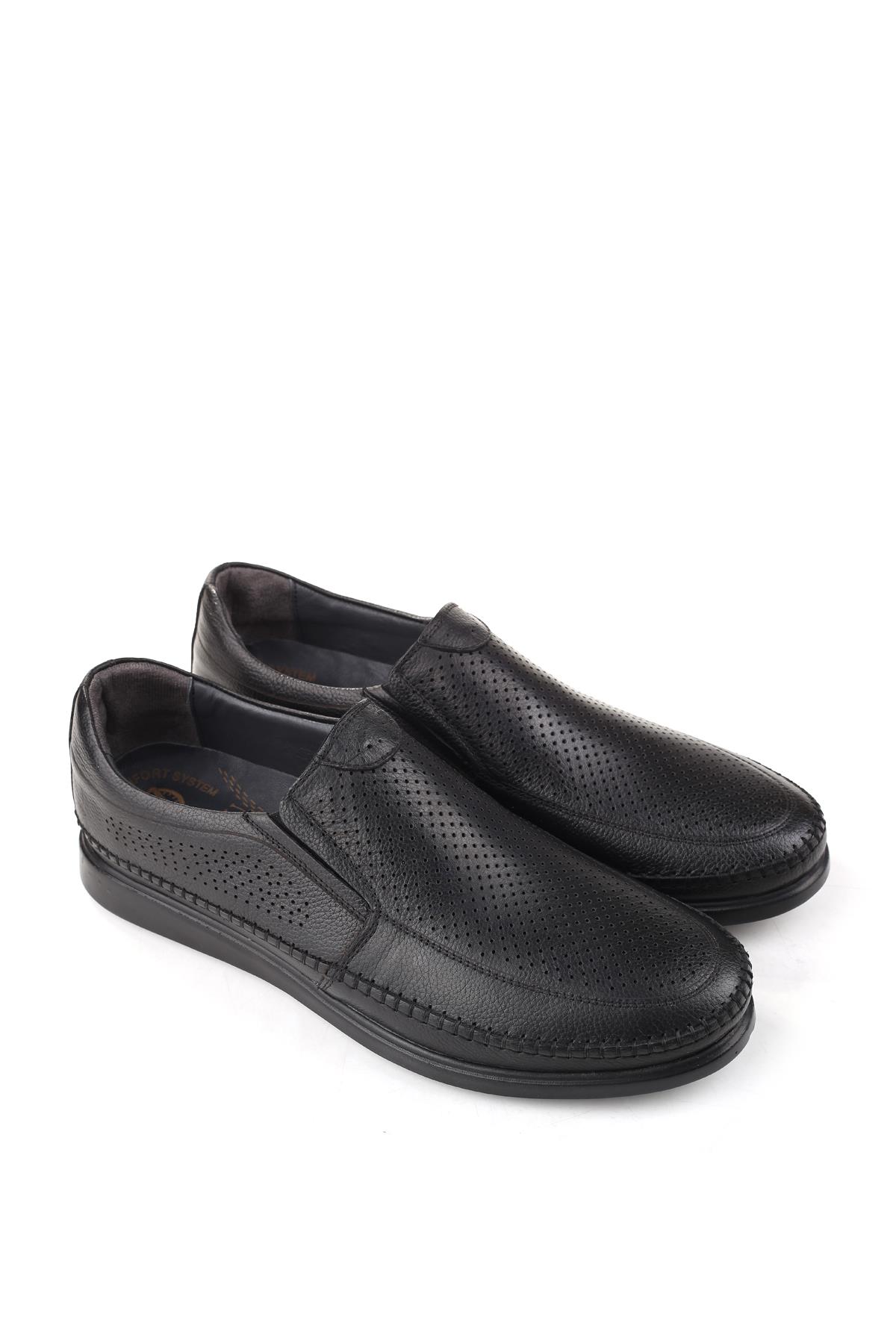 213 Büyük Numara Hakiki Deri Günlük Erkek Ayakkabı - Görsel 3