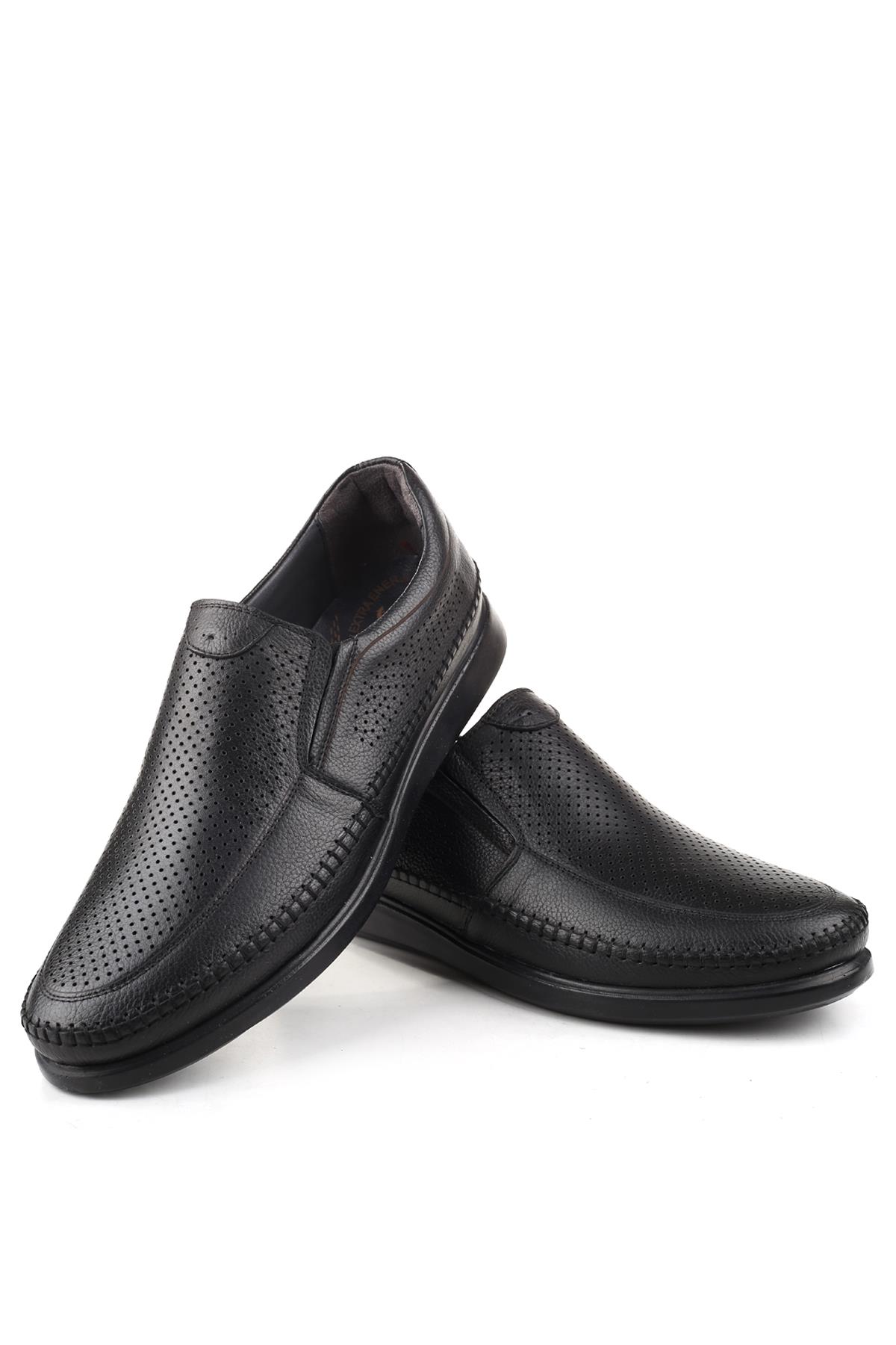 213 Büyük Numara Hakiki Deri Günlük Erkek Ayakkabı - Görsel 4