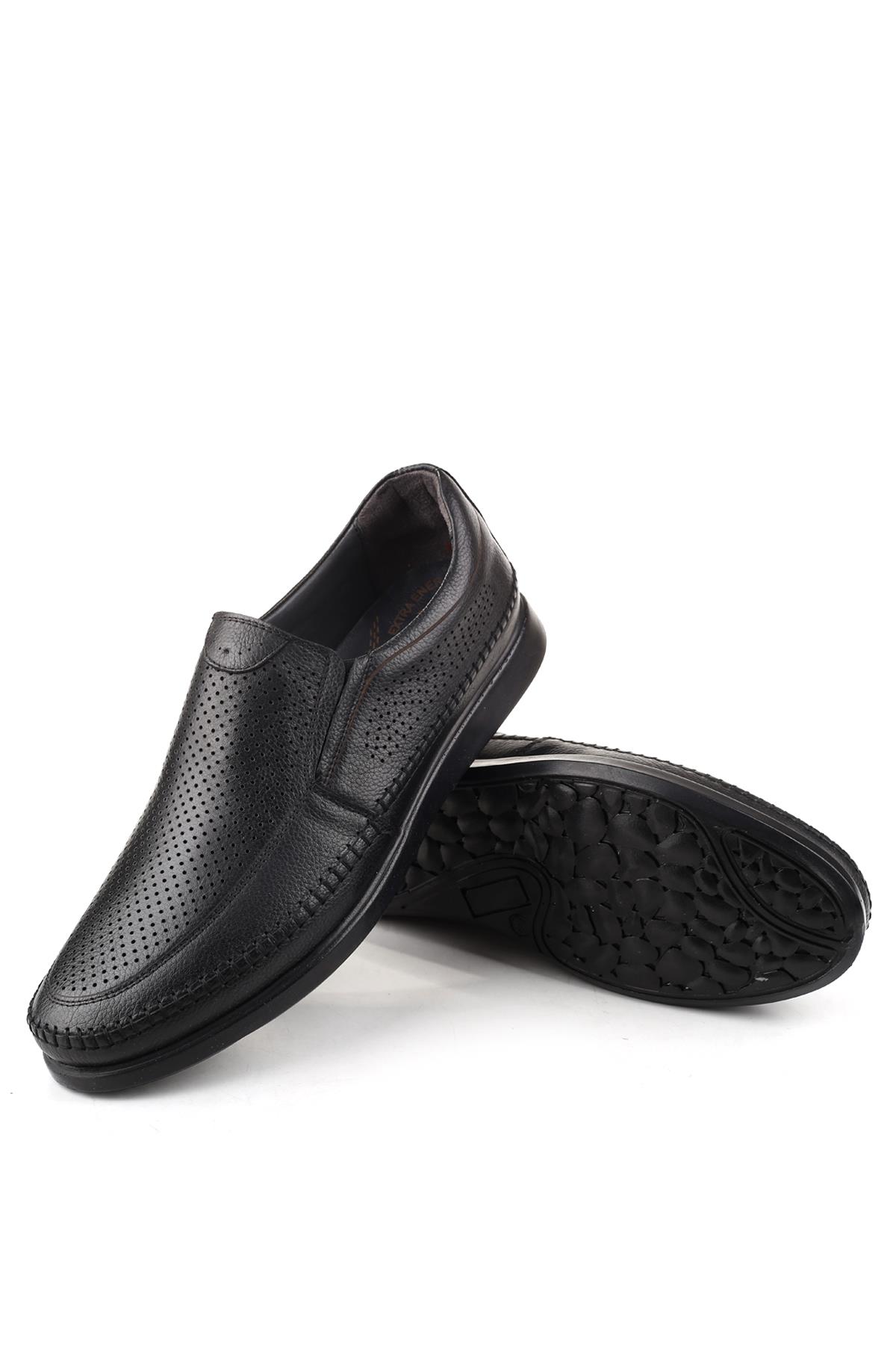 213 Büyük Numara Hakiki Deri Günlük Erkek Ayakkabı - Görsel 6