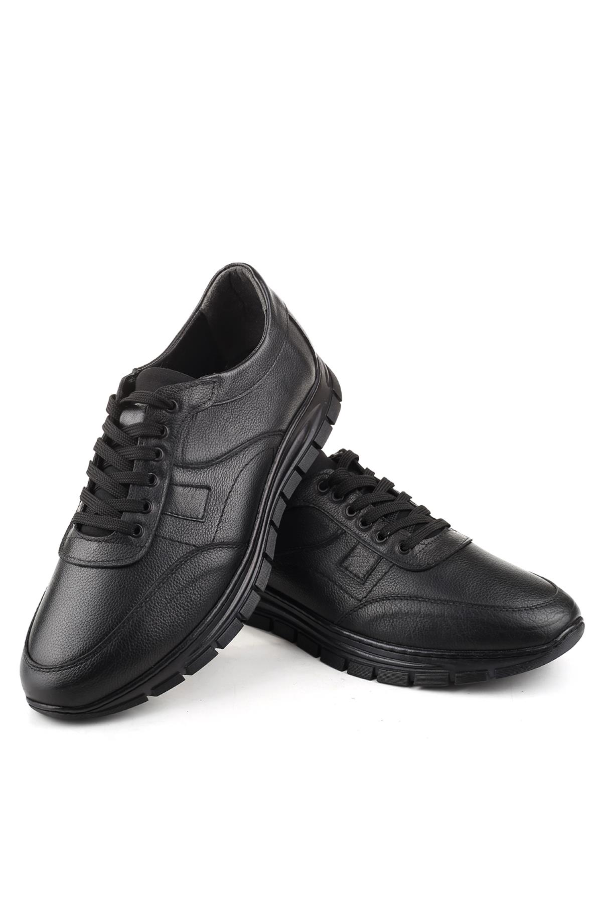 4253 Büyük Numara Hakiki Deri Günlük Erkek Ayakkabı - Görsel 4