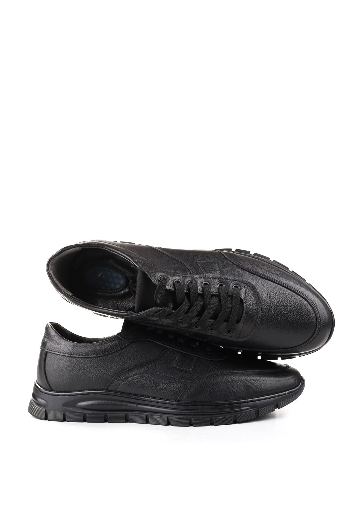 4253 Büyük Numara Hakiki Deri Günlük Erkek Ayakkabı - Görsel 5