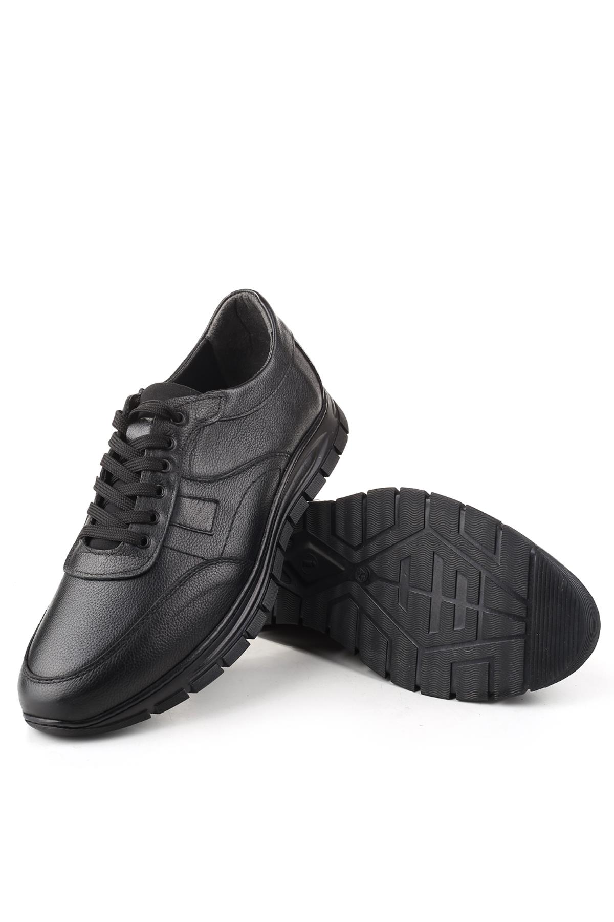 4253 Büyük Numara Hakiki Deri Günlük Erkek Ayakkabı - Görsel 6