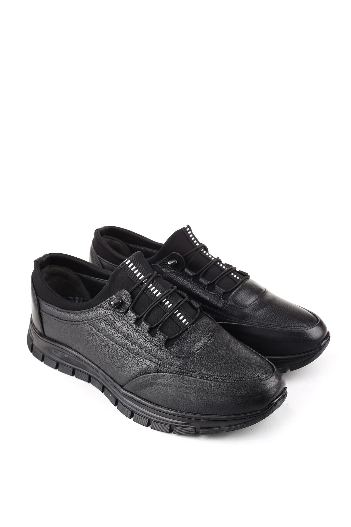4251 Büyük Numara Hakiki Deri Günlük Erkek Ayakkabı - Görsel 3