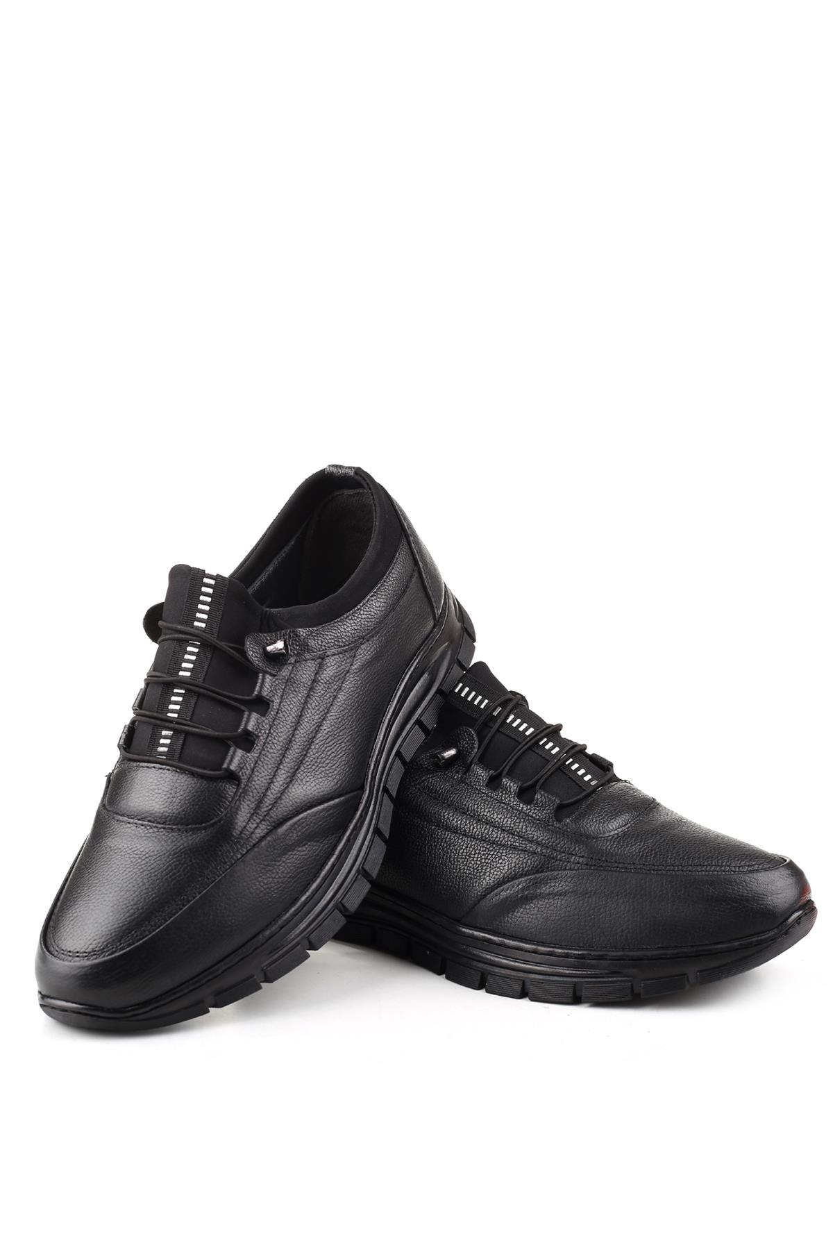4251 Büyük Numara Hakiki Deri Günlük Erkek Ayakkabı - Görsel 4