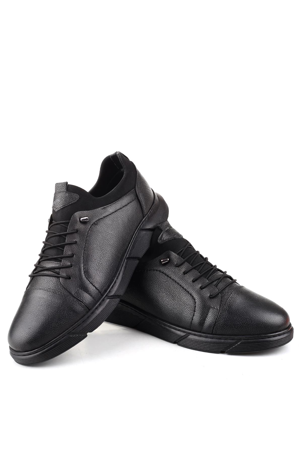 4249 Büyük Numara Hakiki Deri Günlük Erkek Ayakkabı - Görsel 4