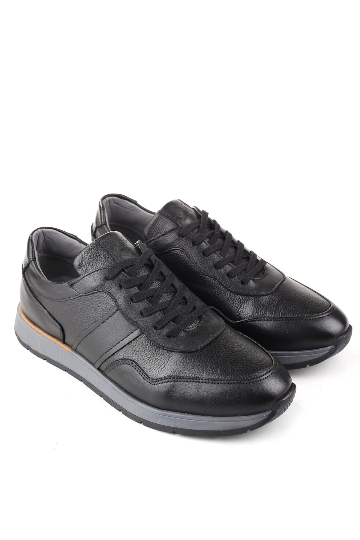 1216 Hakiki Deri Bağcıklı Günlük Erkek Ayakkabı - Görsel 3