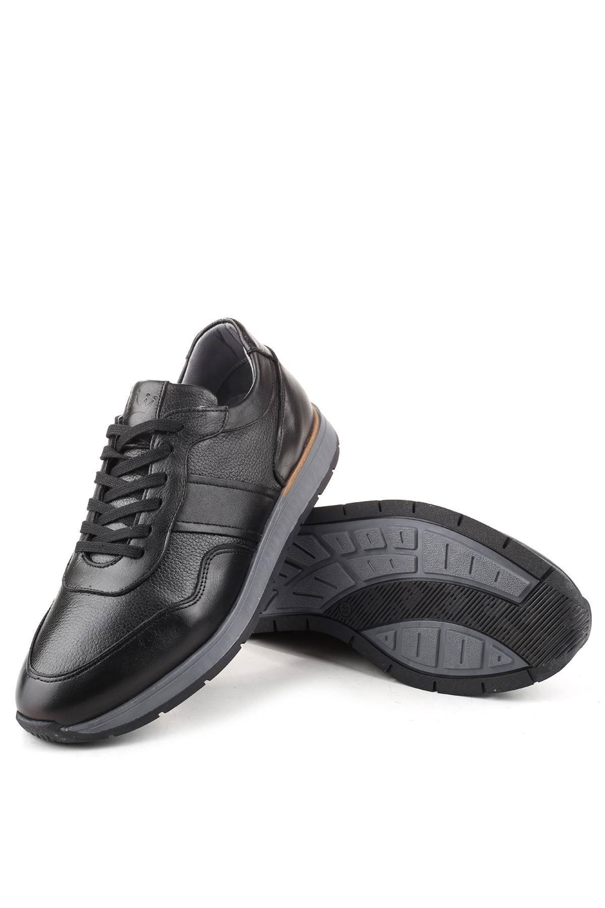 1216 Hakiki Deri Bağcıklı Günlük Erkek Ayakkabı - Görsel 6