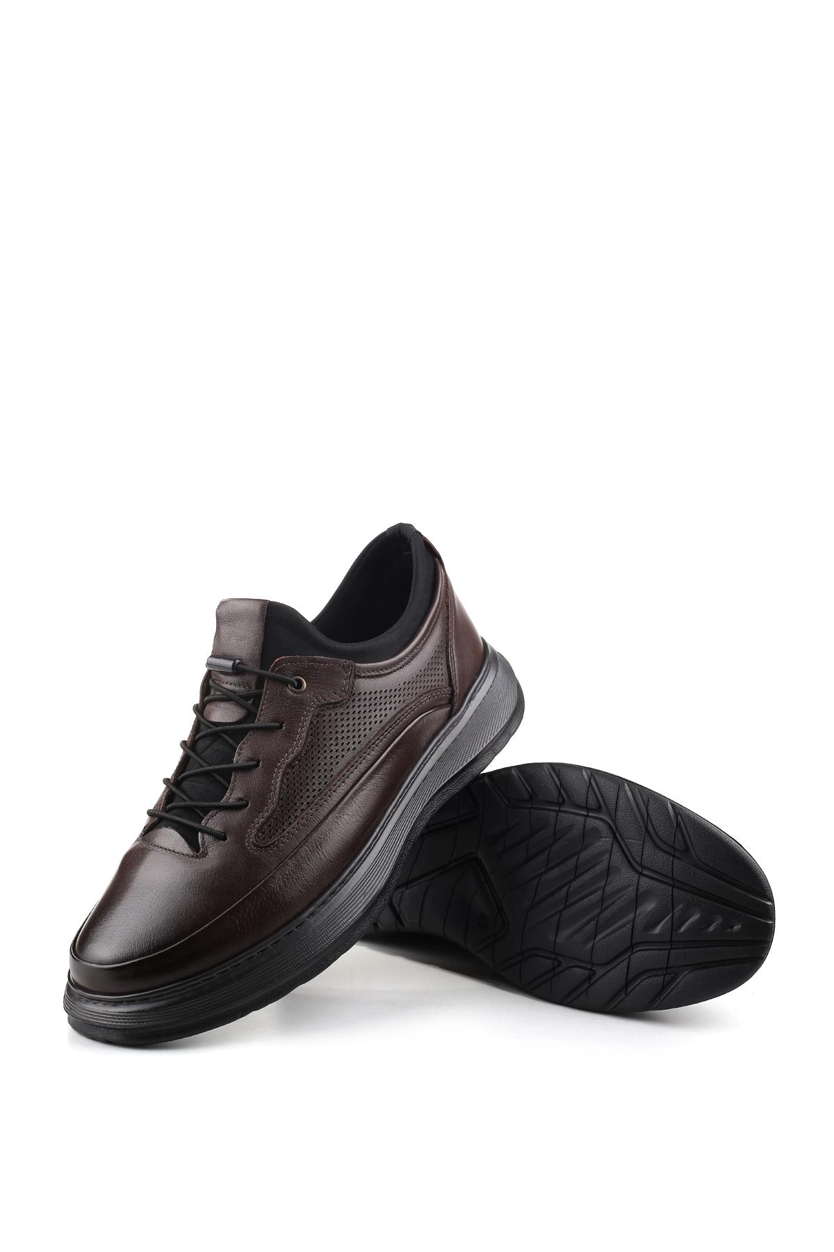 1036 Ortapedik Hakiki Deri Günlük Erkek Ayakkabı - Görsel 6