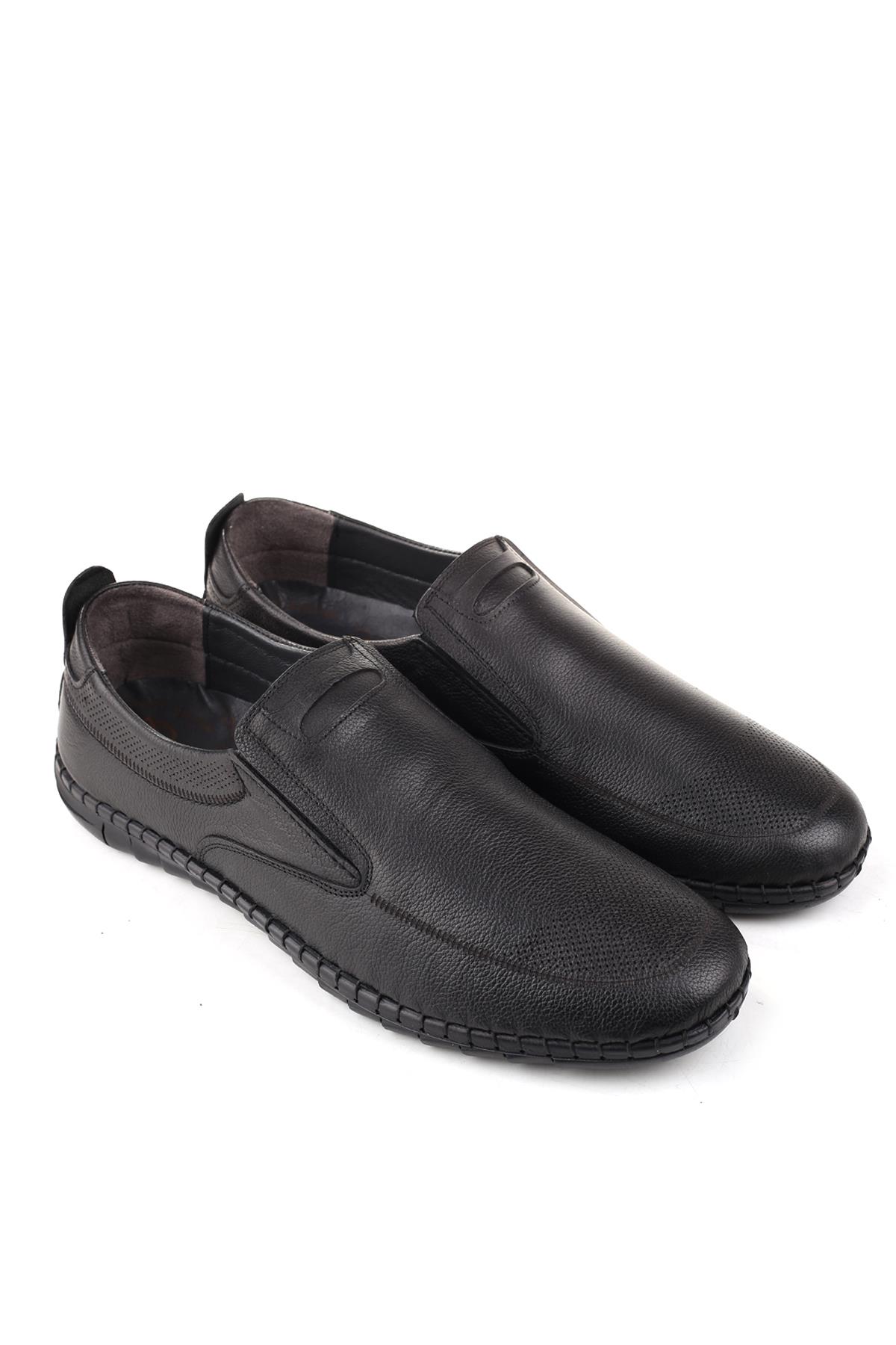 208 Büyük Numara Hakiki Deri Günlük Erkek Ayakkabı - Görsel 3