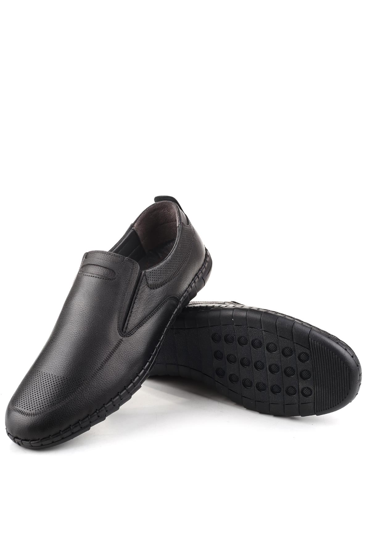 208 Büyük Numara Hakiki Deri Günlük Erkek Ayakkabı - Görsel 6