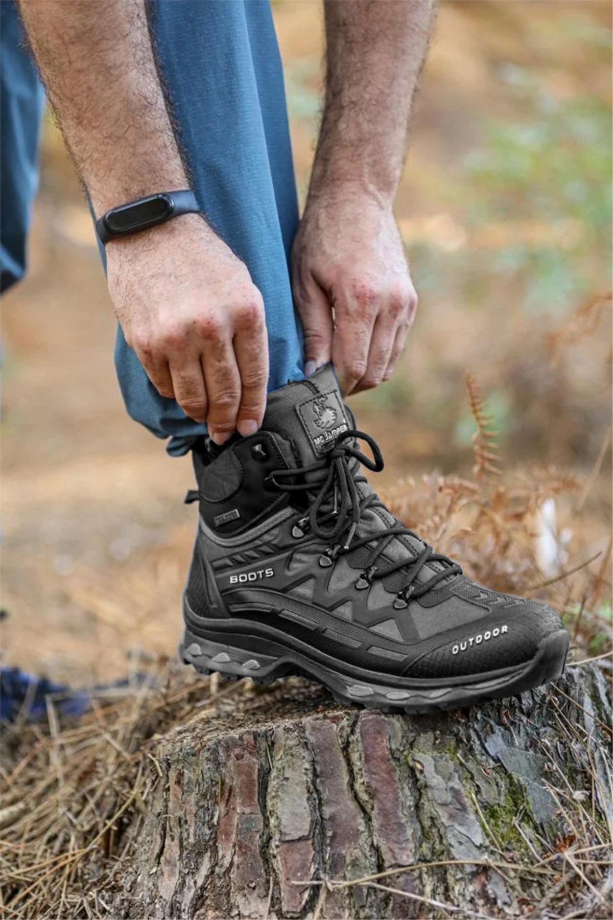 1821 Erkek Outdoor Bot Siyah - Görsel 2