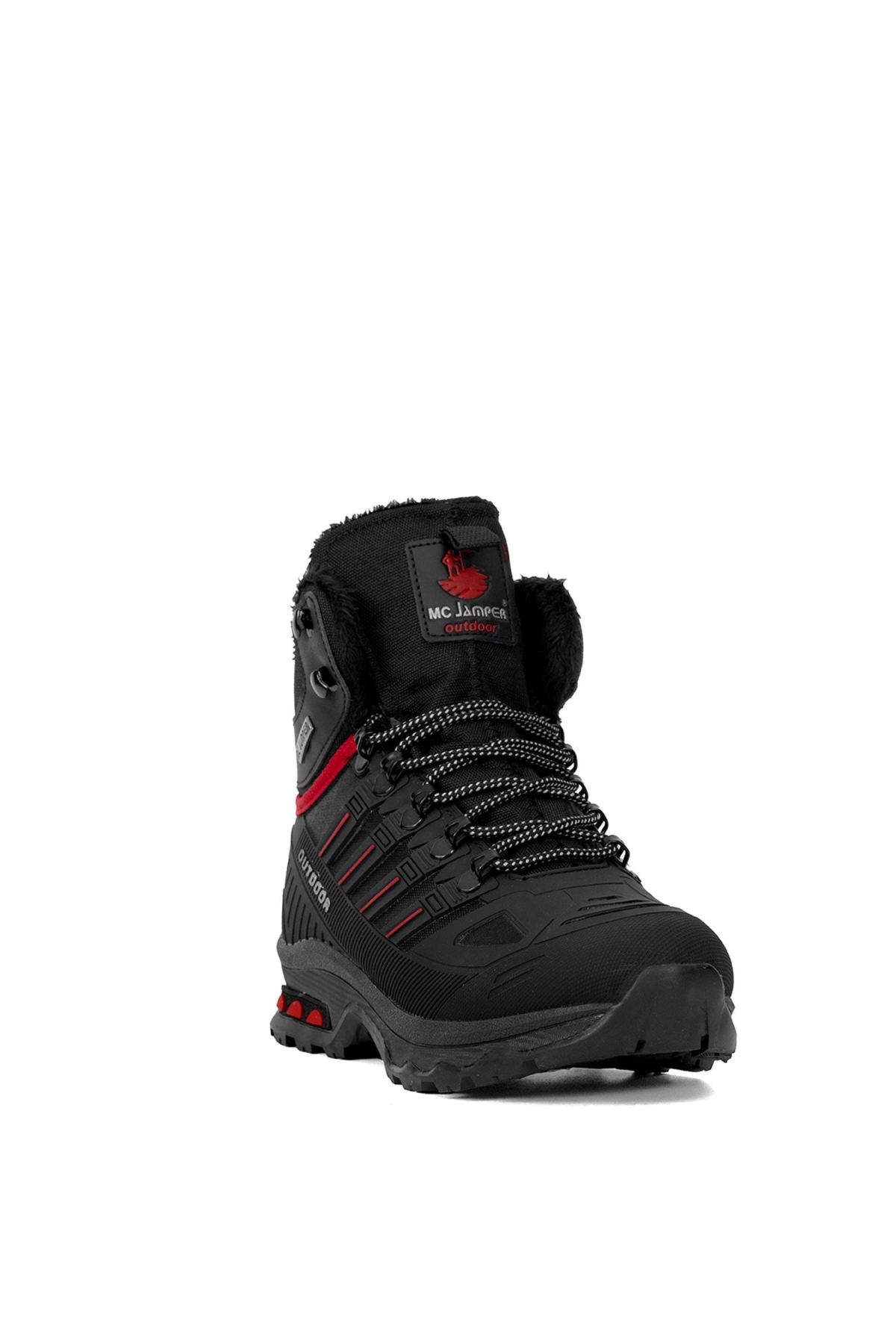 1823 Erkek Outdoor Bot Siyah - Kırmızı - Görsel 4