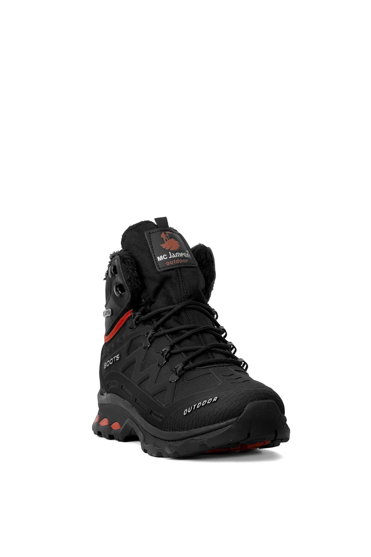 1821 Erkek Outdoor Bot Siyah - Kırmızı - Görsel 4