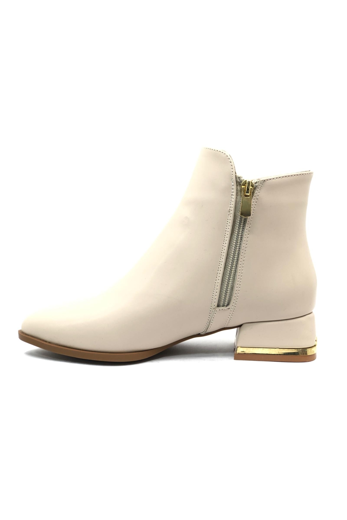 Taş Toka Detaylı Düz Kadın Bot - Görsel 4