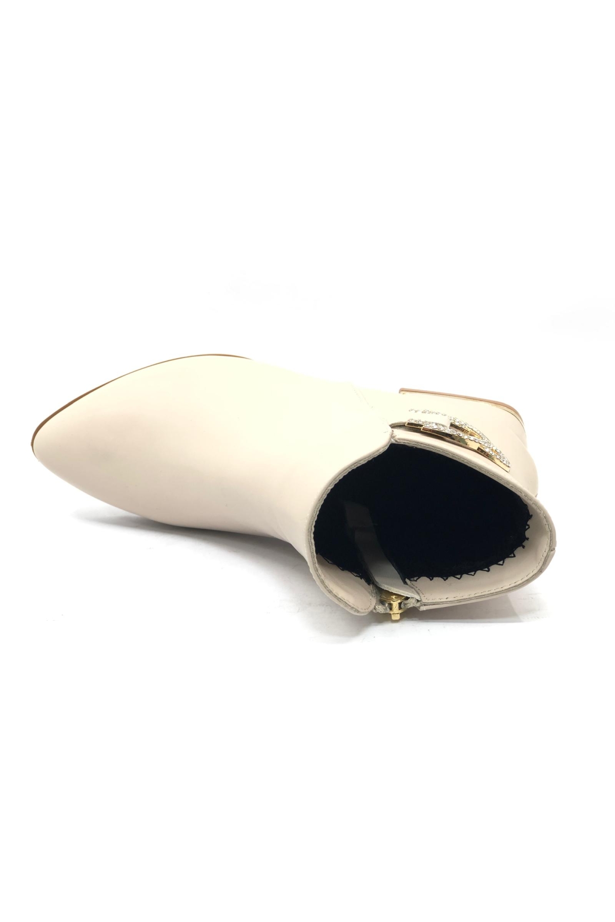 Taş Toka Detaylı Düz Kadın Bot - Görsel 5