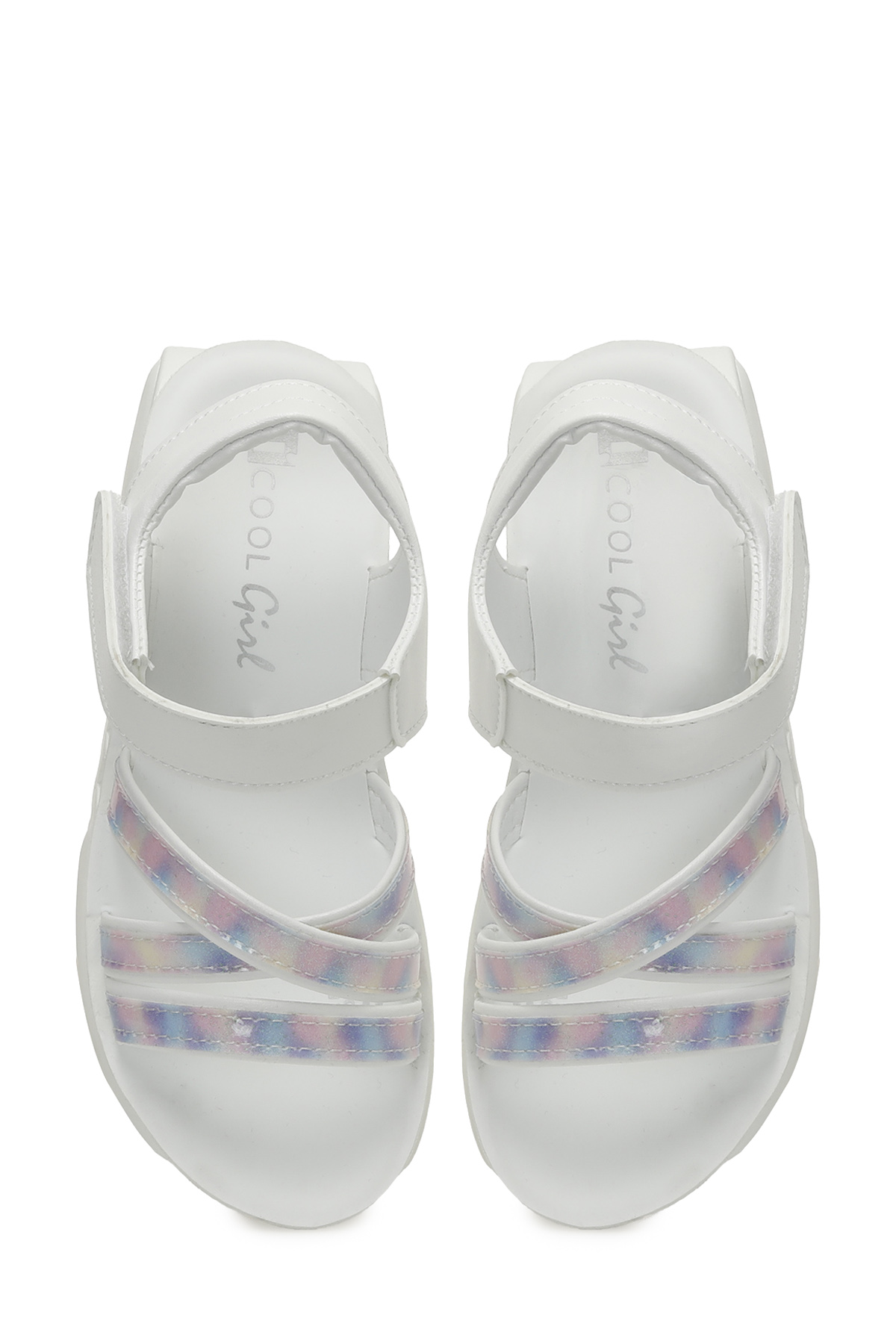 I Cool LILA F 5FX Beyaz Kız Çocuk Sandalet - Görsel 5