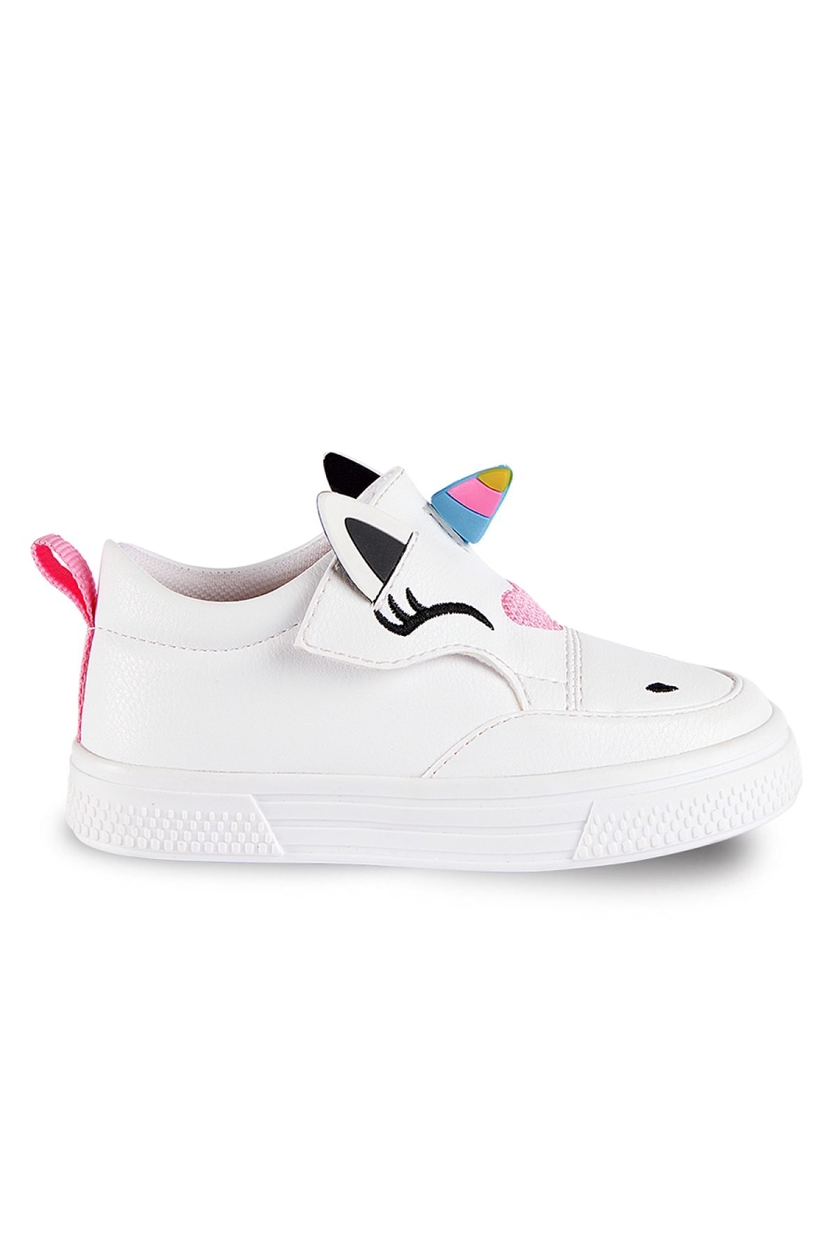 Unicorn Beyaz Kız Sneakers Spor Ayakkabı - Görsel 5