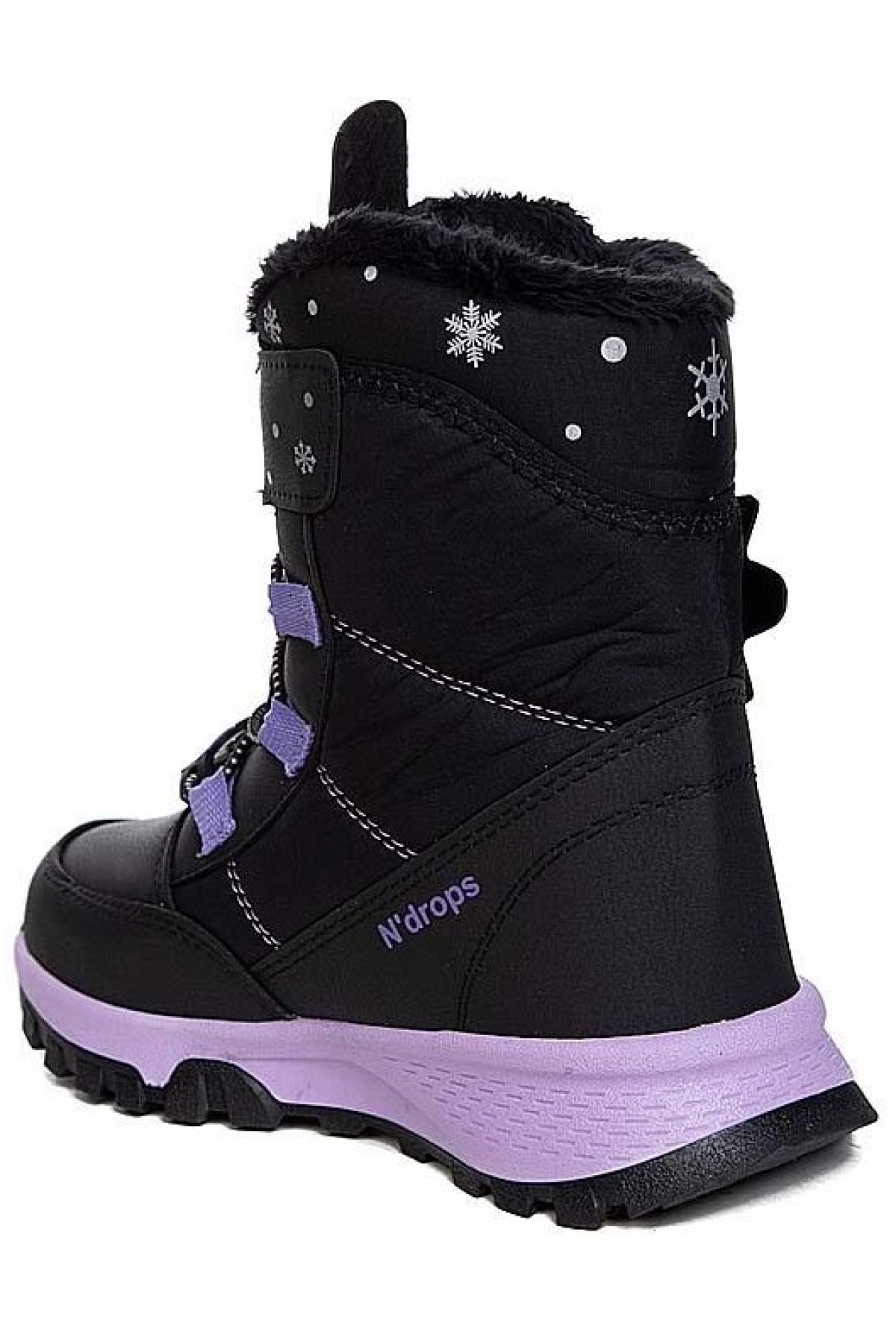 Ndrops-014 İçi Yünlü Unisex Kar Botu Çocuk Bot - Görsel 5