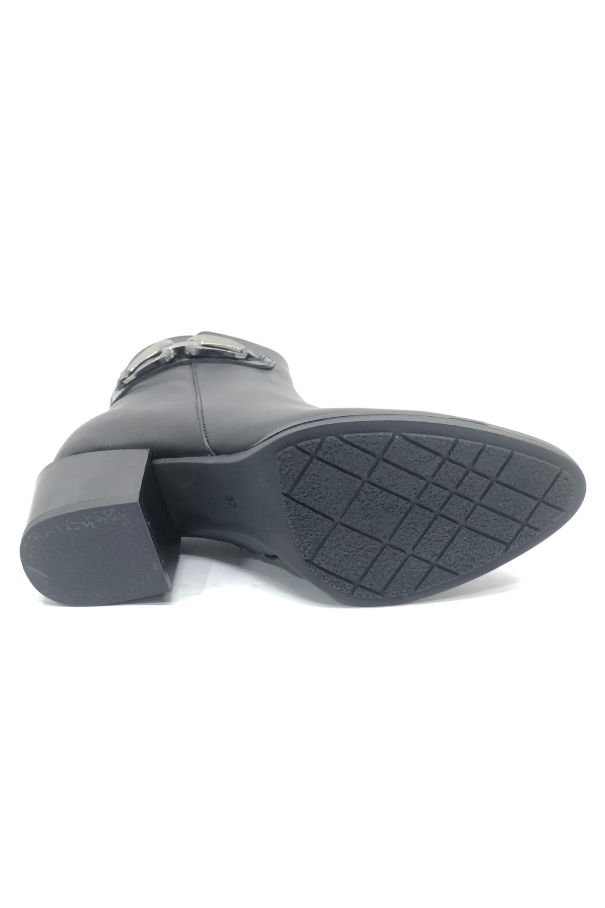 Rani Hakiki Deri Topuklu Ortopedik Kadın Bot - Görsel 7