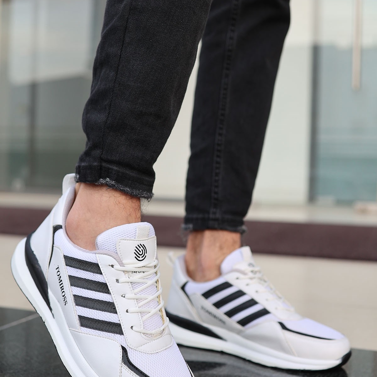 ERKEK SPOR AYAKKAB BEYAZ visual data 6