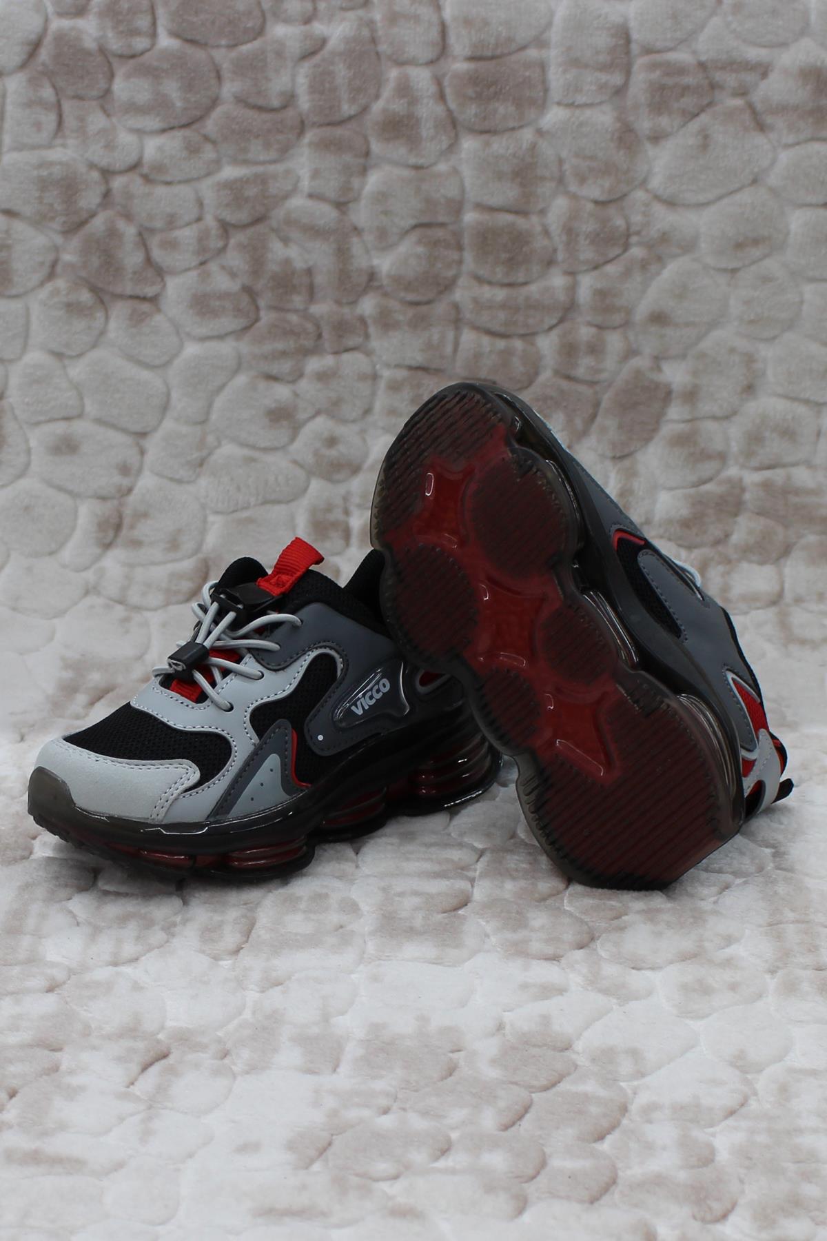 Vicco Vicco 346.F23Y.168 Mask Siyah Air Taban Erkek Çocuk Spor Ayakkabı Flo'da! Siyah - 6. görsel