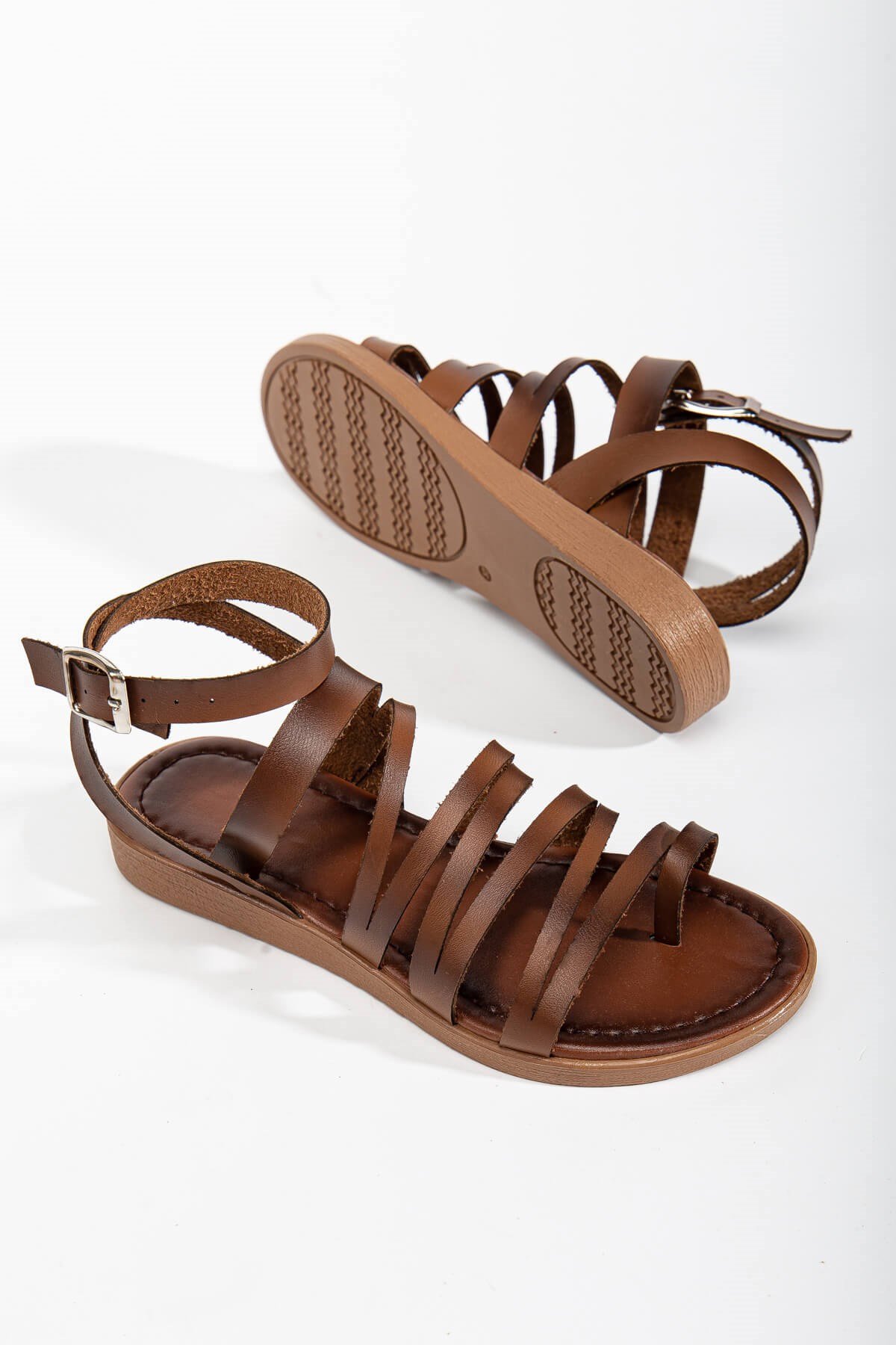 Kadın Sandalet TABA CİLT - Görsel 4