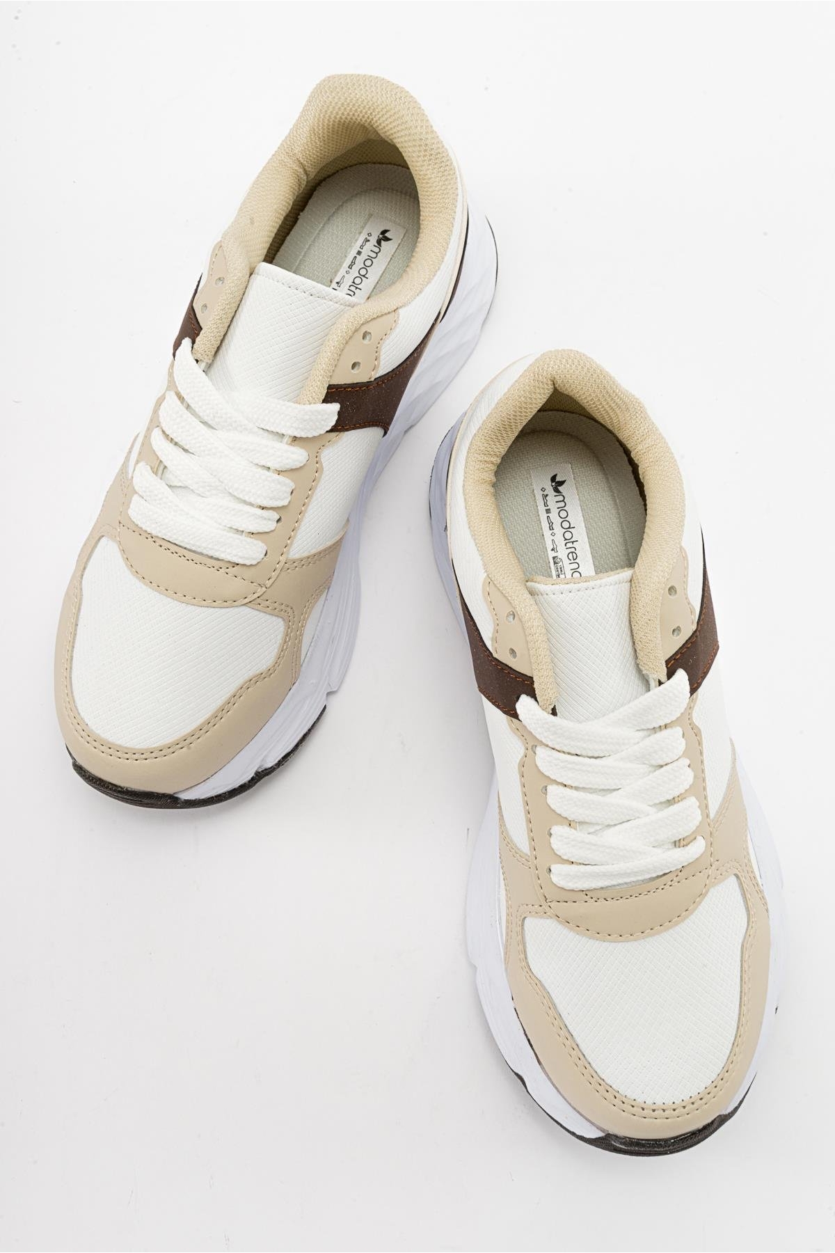 Kadın Spor Ayakkabı BEJ KAHVE - Görsel 6